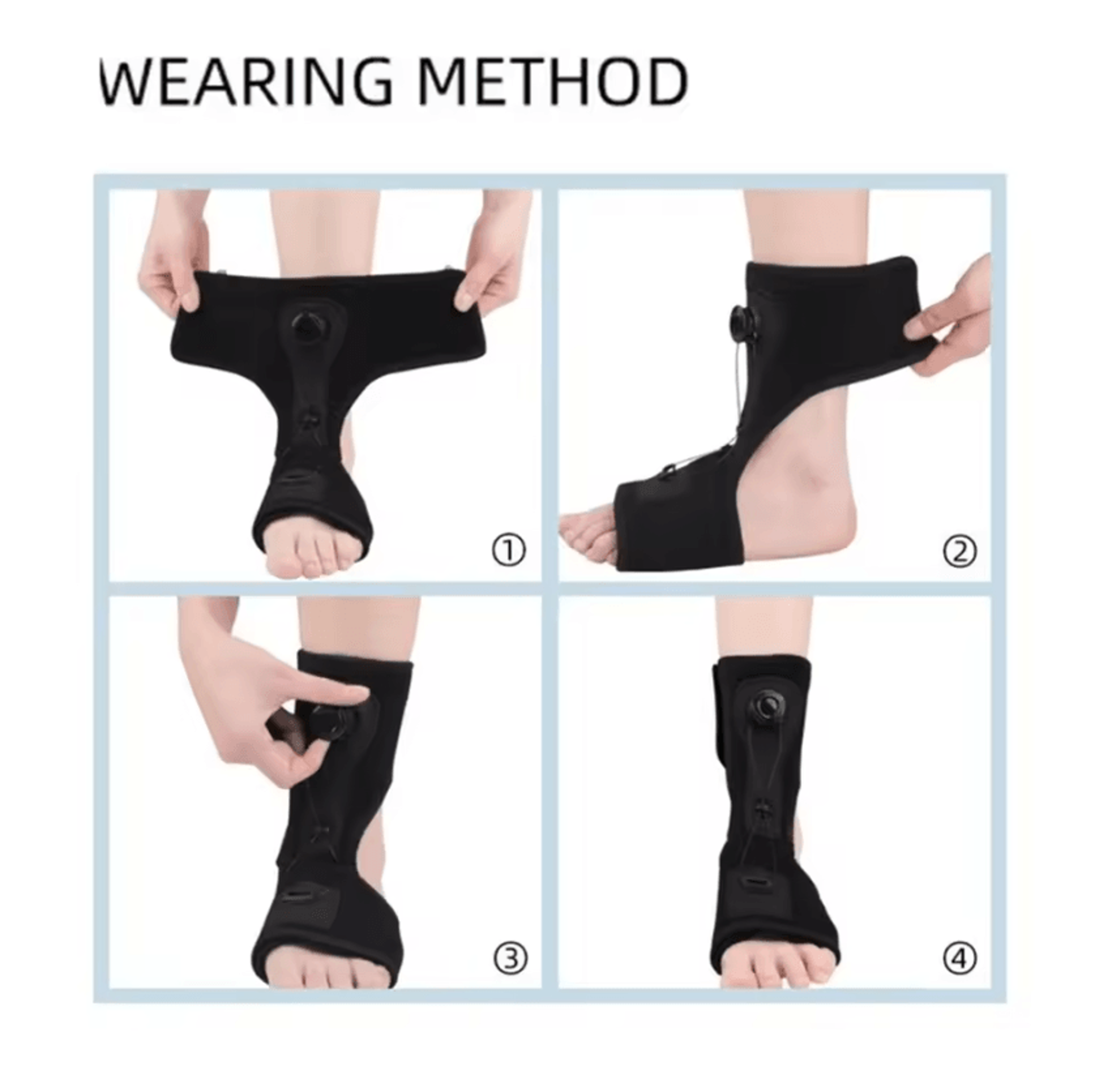 Adjustable Plantar Fasciitis Night Splint For Heel Pain Relief And Drop Foot Support 3