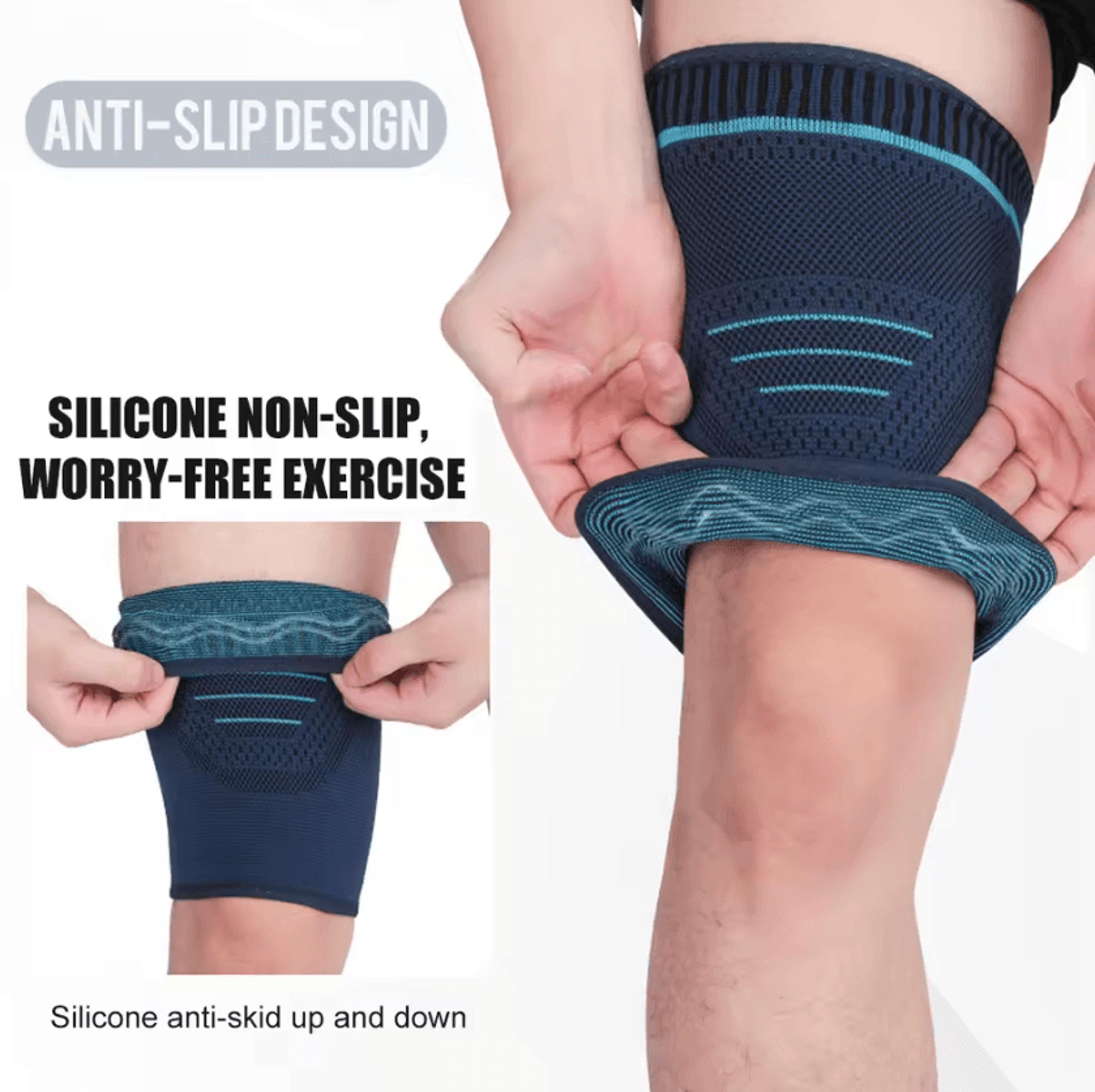 Thigh Compression Sleeve For Quad And Hamstring Support Running And Gym 1