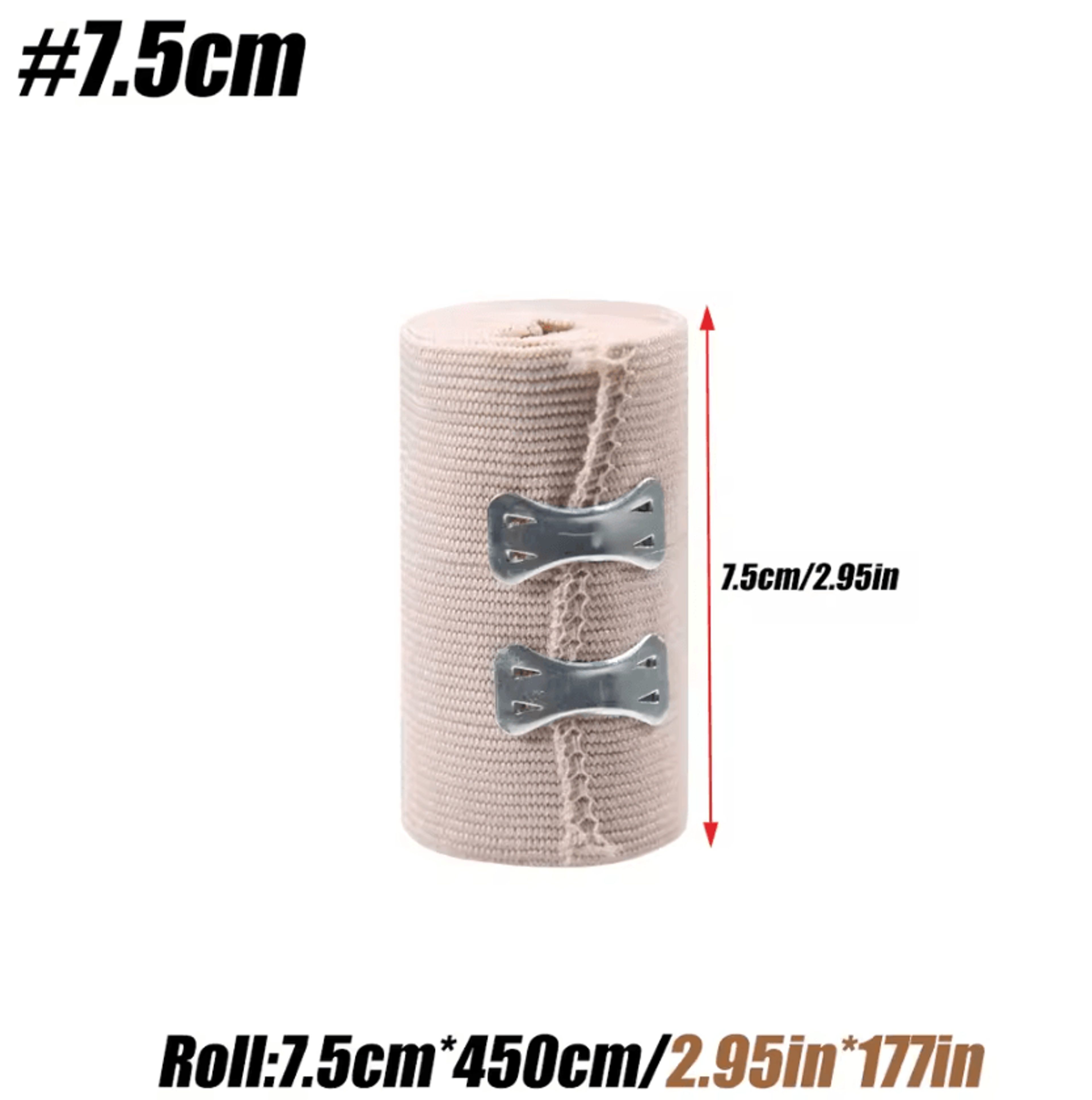 Premium Elastic Bandage Wrap For Wrist Ankle Knee And Foot Compression Support 1