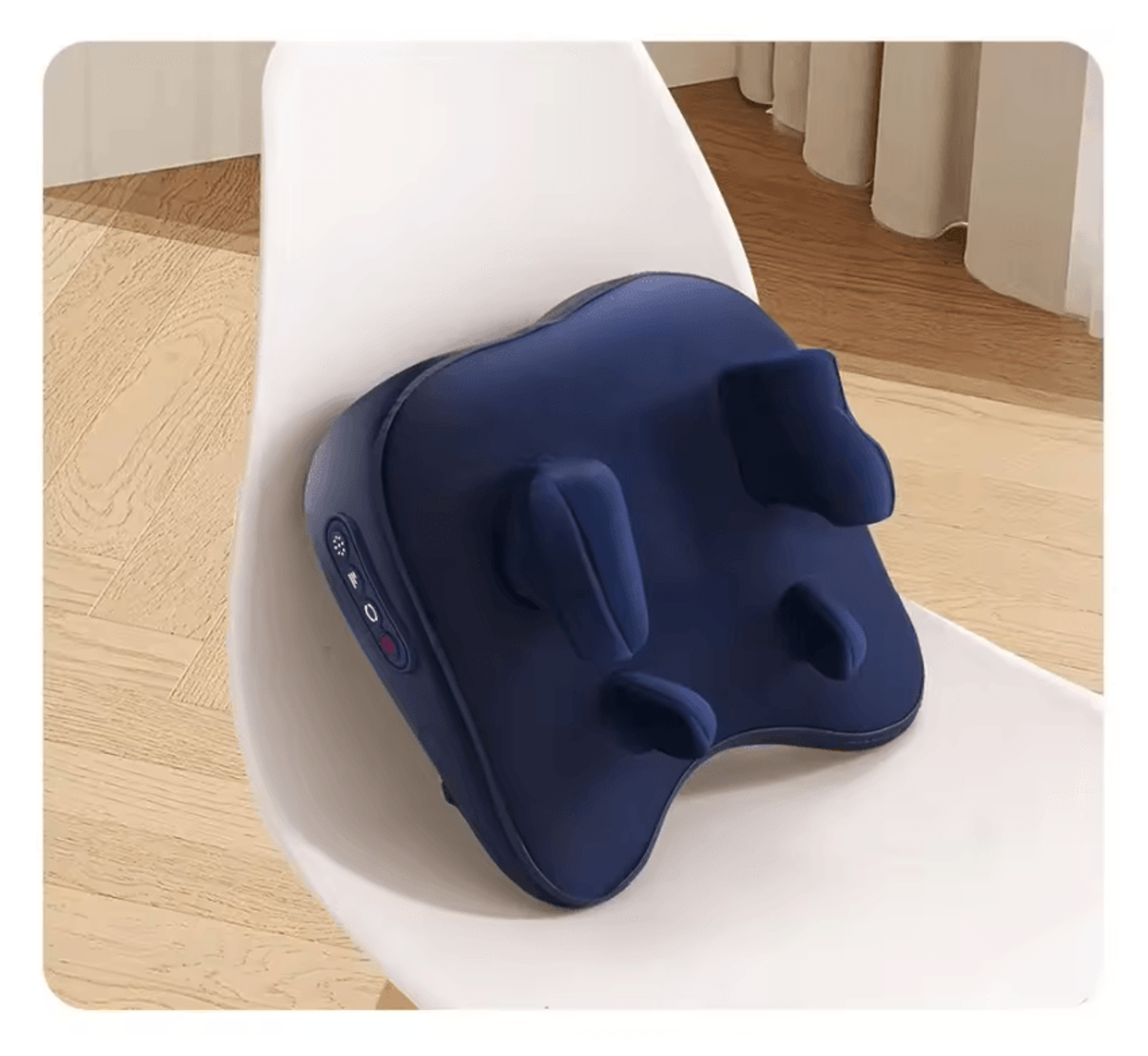 Wireless Trapezius Massage Pillow For Neck Shoulders Back And Legs With Heat 4