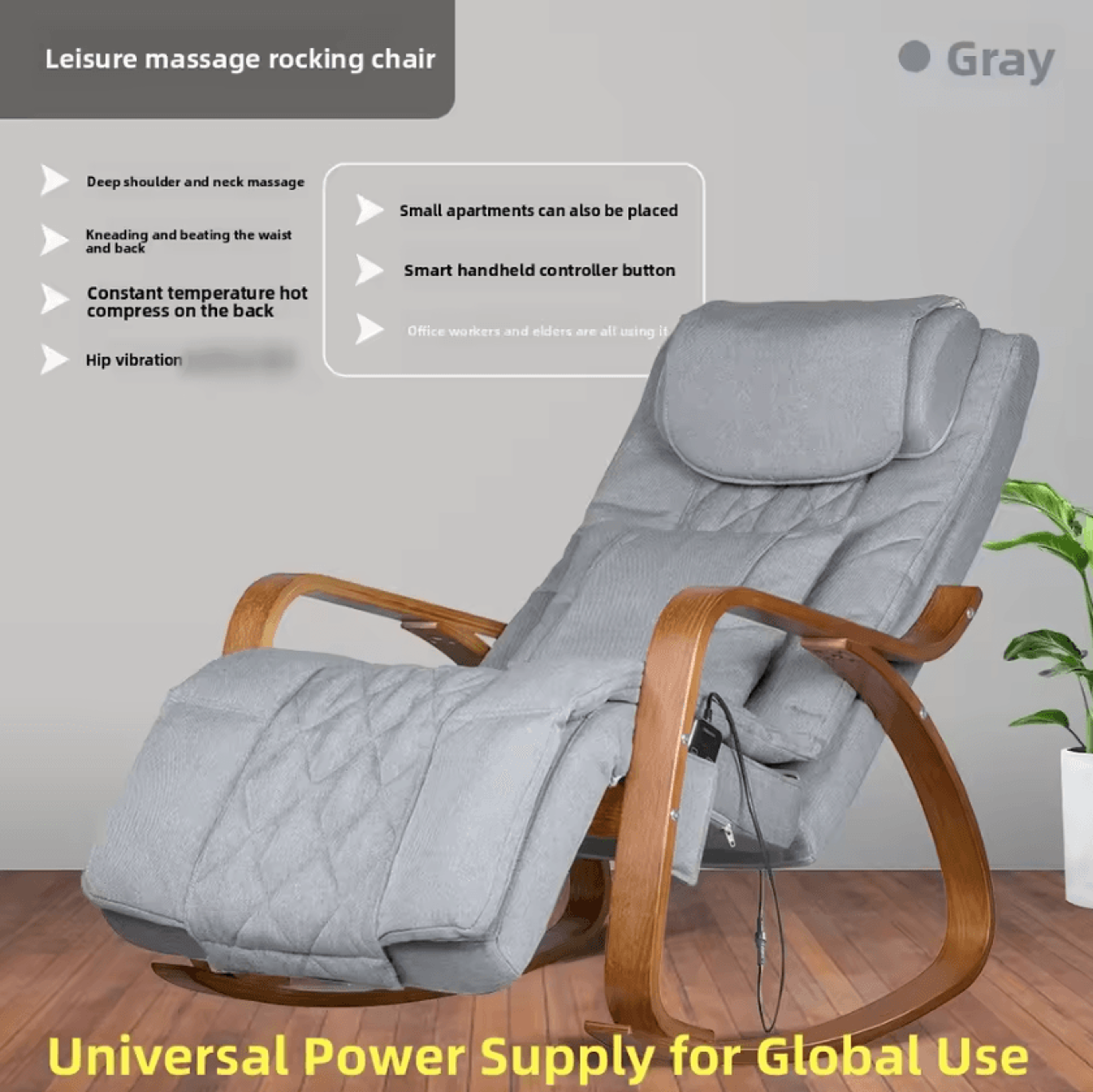 Ergonomic Massage Recliner Chair With Heat And Vibration  Overstuffed Heated Recliner For Neck Back 9