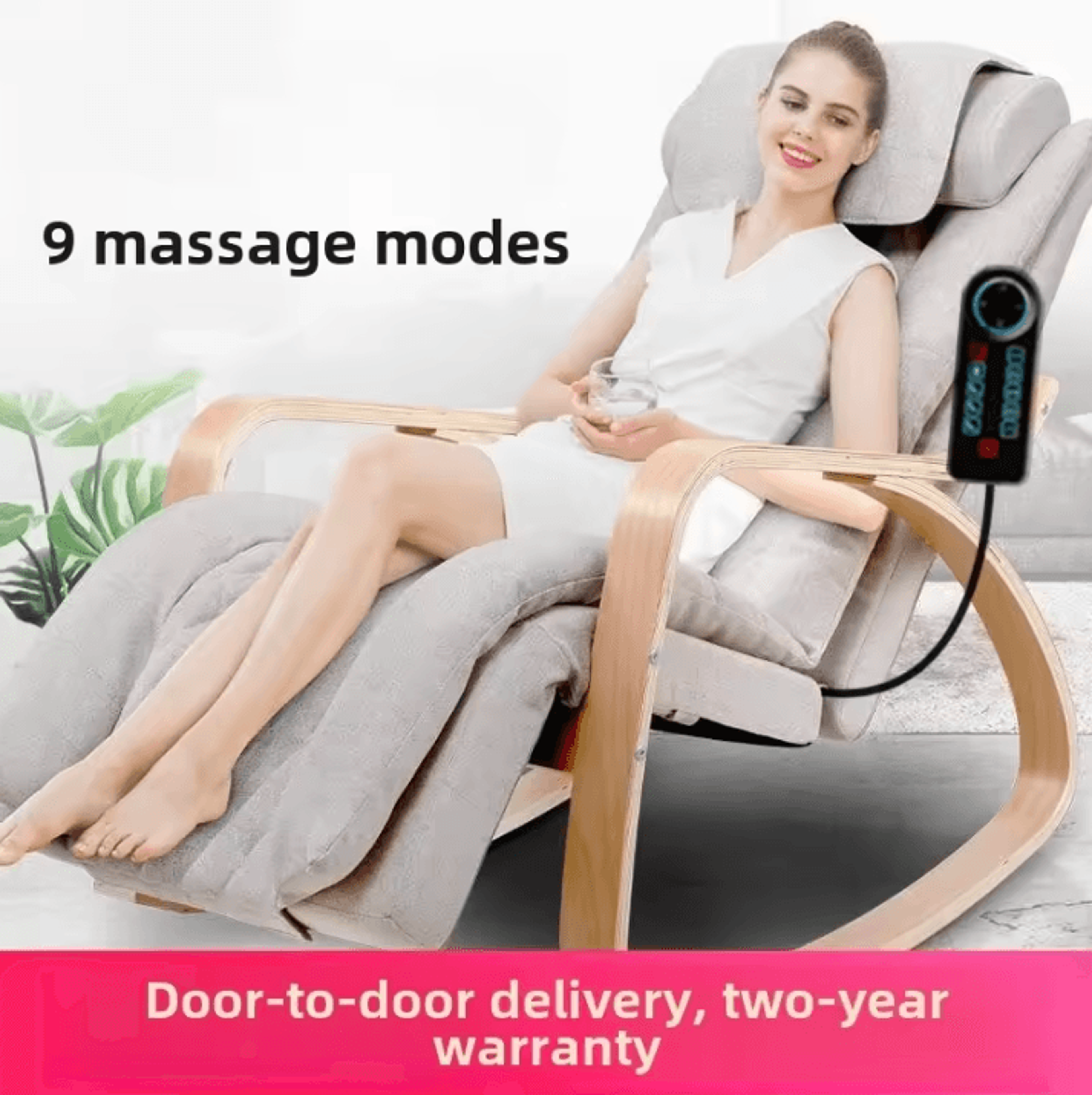 Ergonomic Massage Recliner Chair With Heat And Vibration  Overstuffed Heated Recliner For Neck Back 8