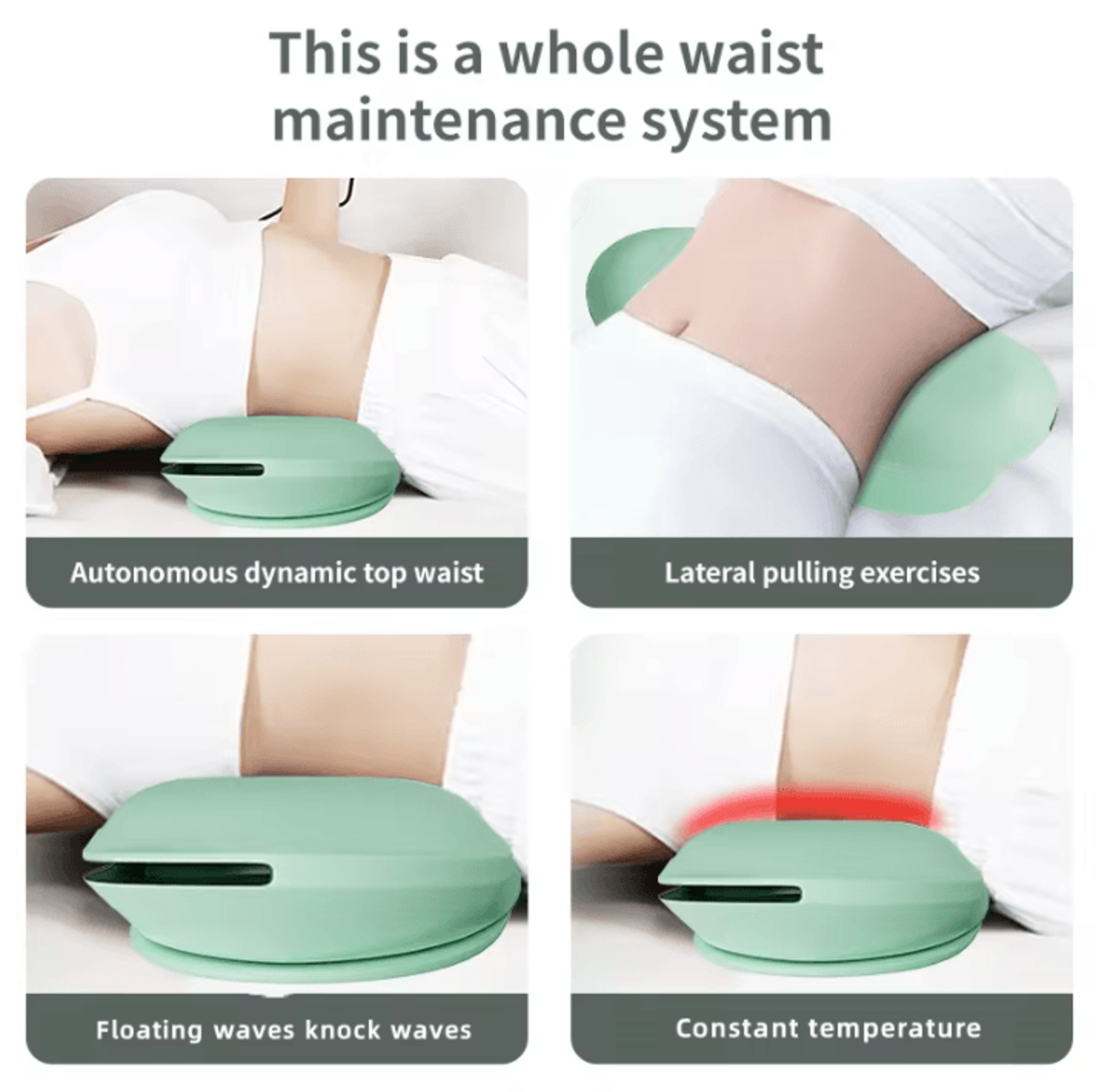 Electric Lumbar Traction Device With Heat  Adjustable Back Stretcher For Lumbar Support  Deep Relax 3