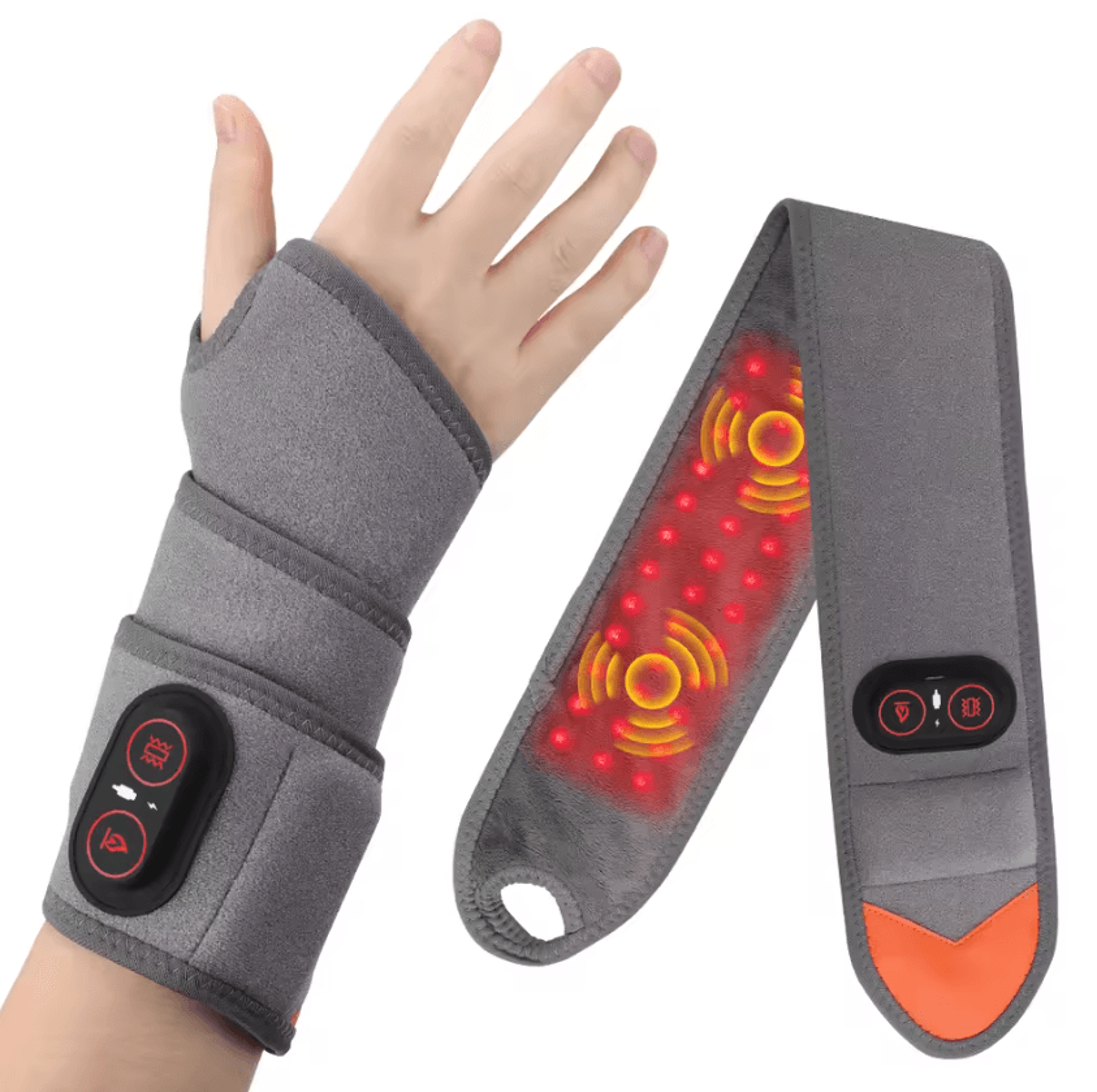 Electric Red Light Therapy Wrist Wrap  Wearable Infrared Wrist Brace With Heat 660nm  850nm Light T 7