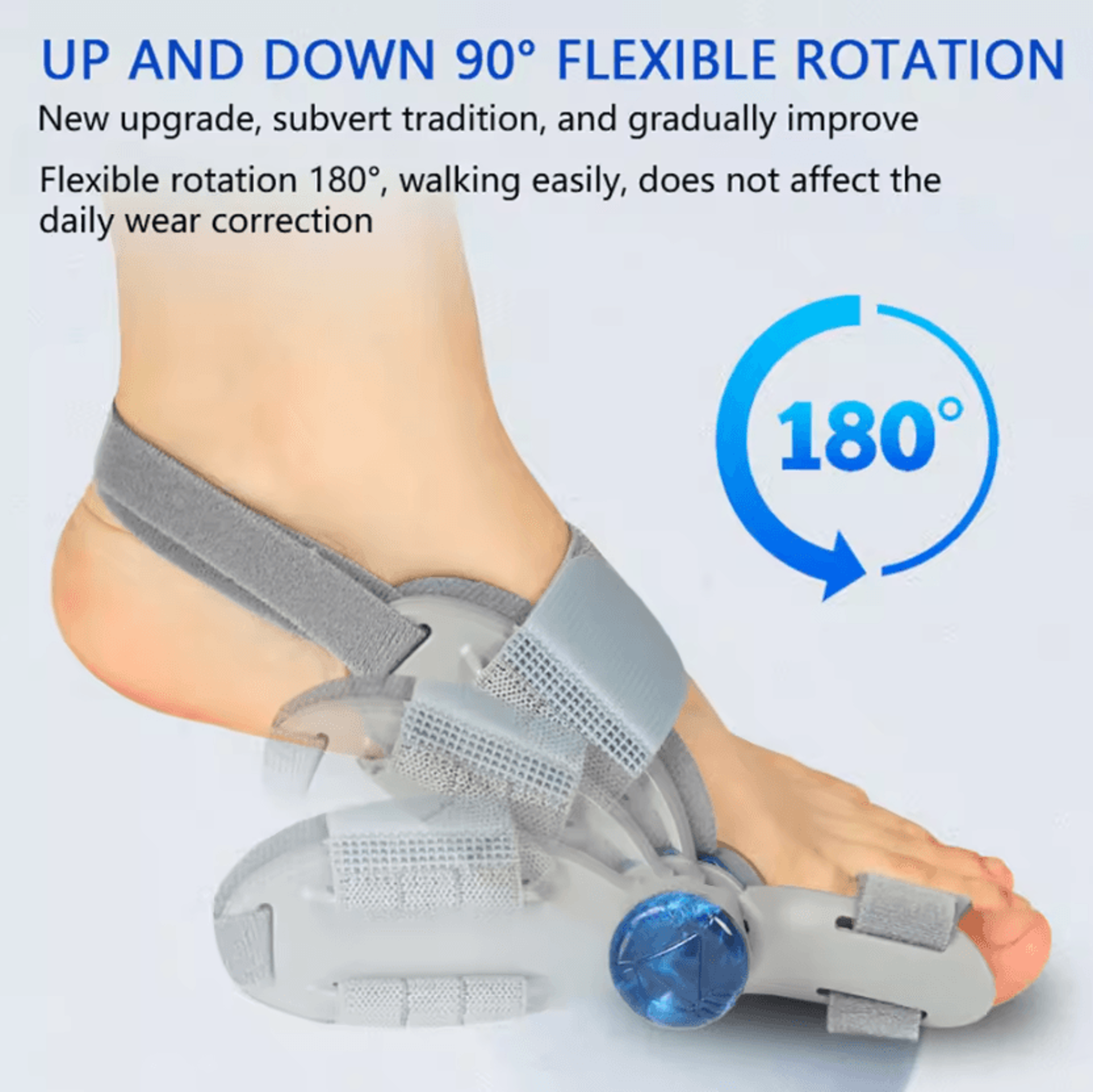 Adjustable Bunion Corrector  Hallux Valgus Brace With Toe Separator For Comfortable Big Toe Alignme 4