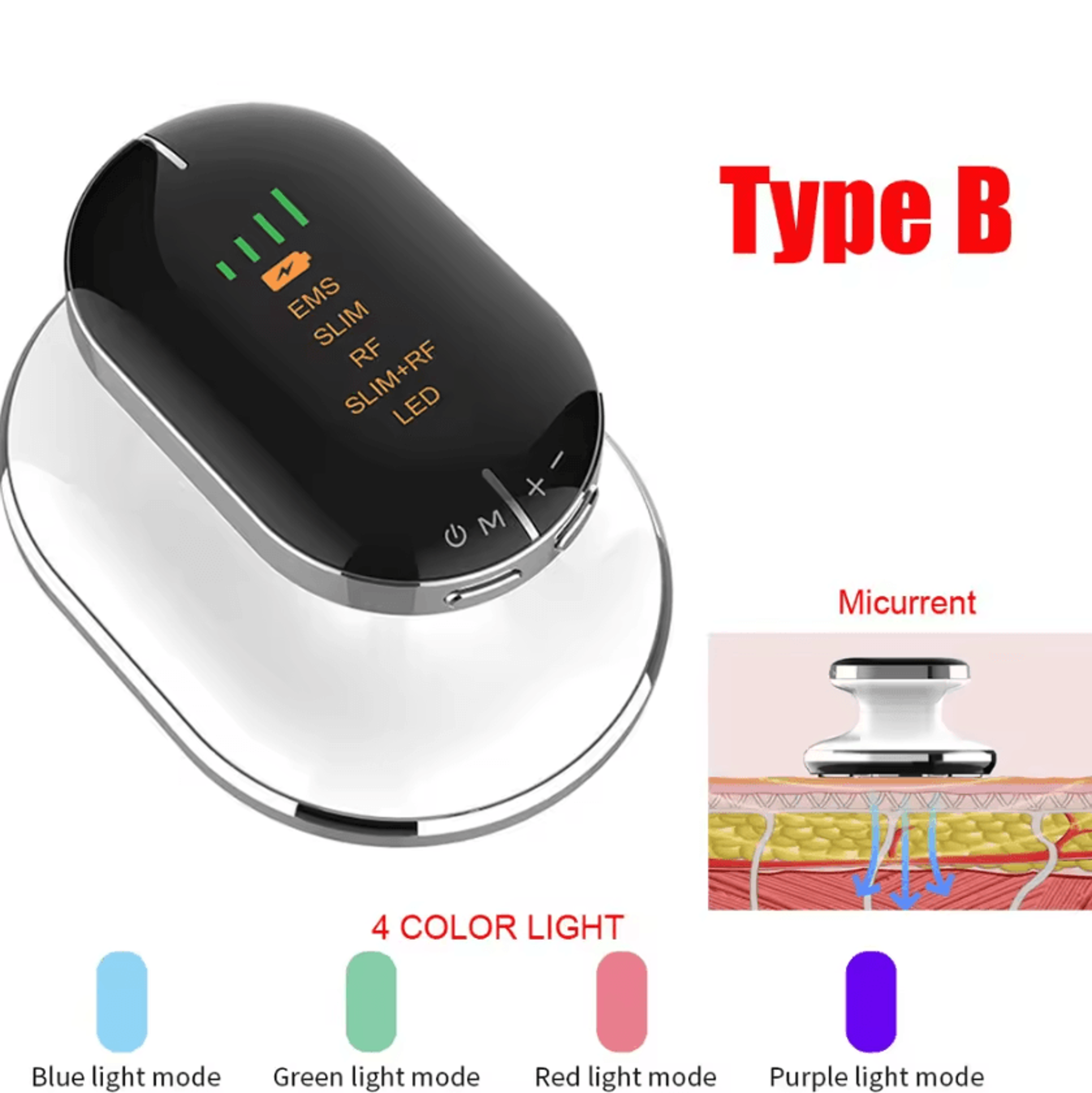 Radio Frequency Body Slimming Machine With LED Light  Body Contouring Device For Skin Firming  AtHo 10