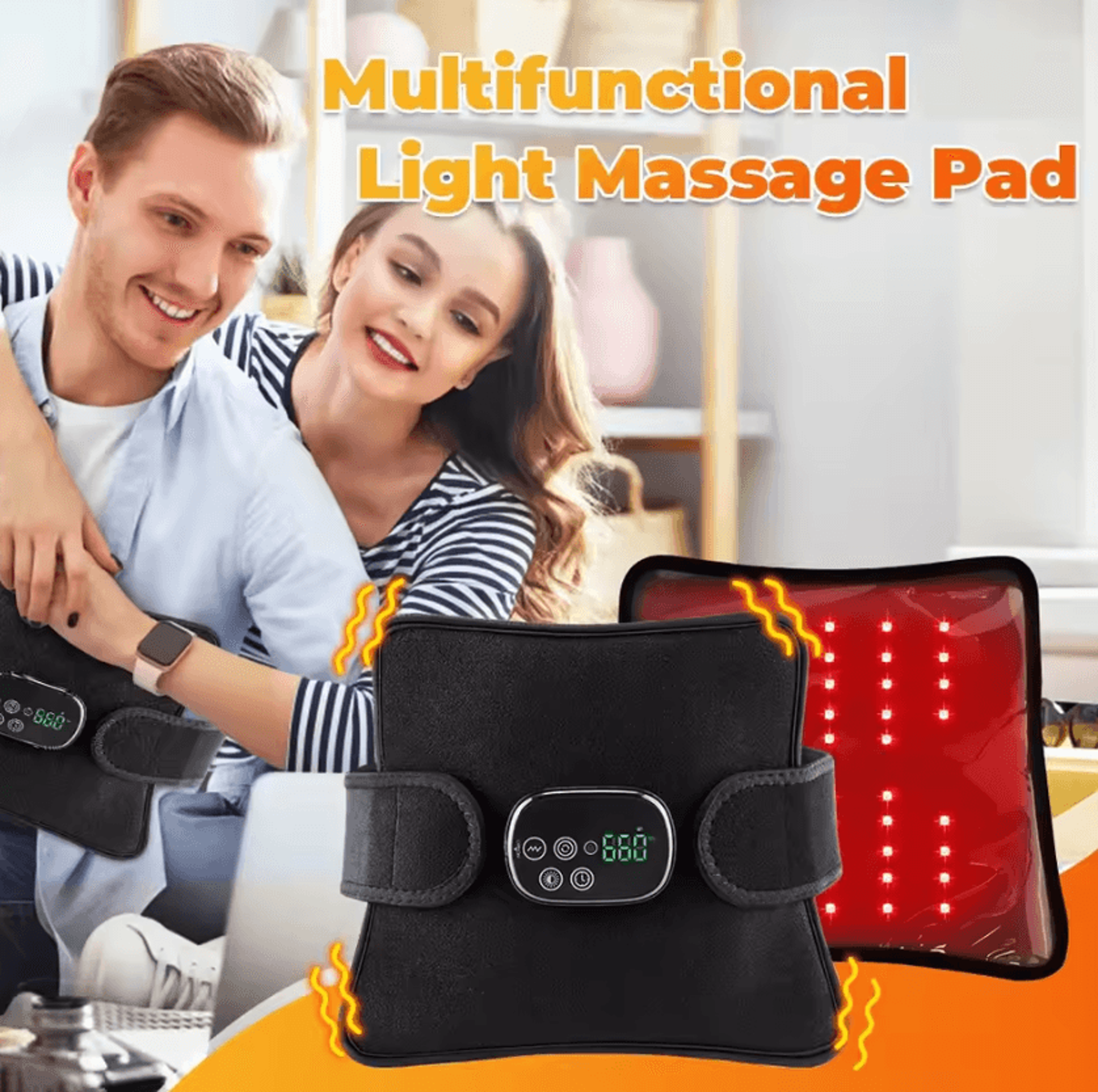 Cordless Red Light Therapy Wrap  Portable LED Light Therapy Pad With 660nm  850nm For Knees Back Sh 1