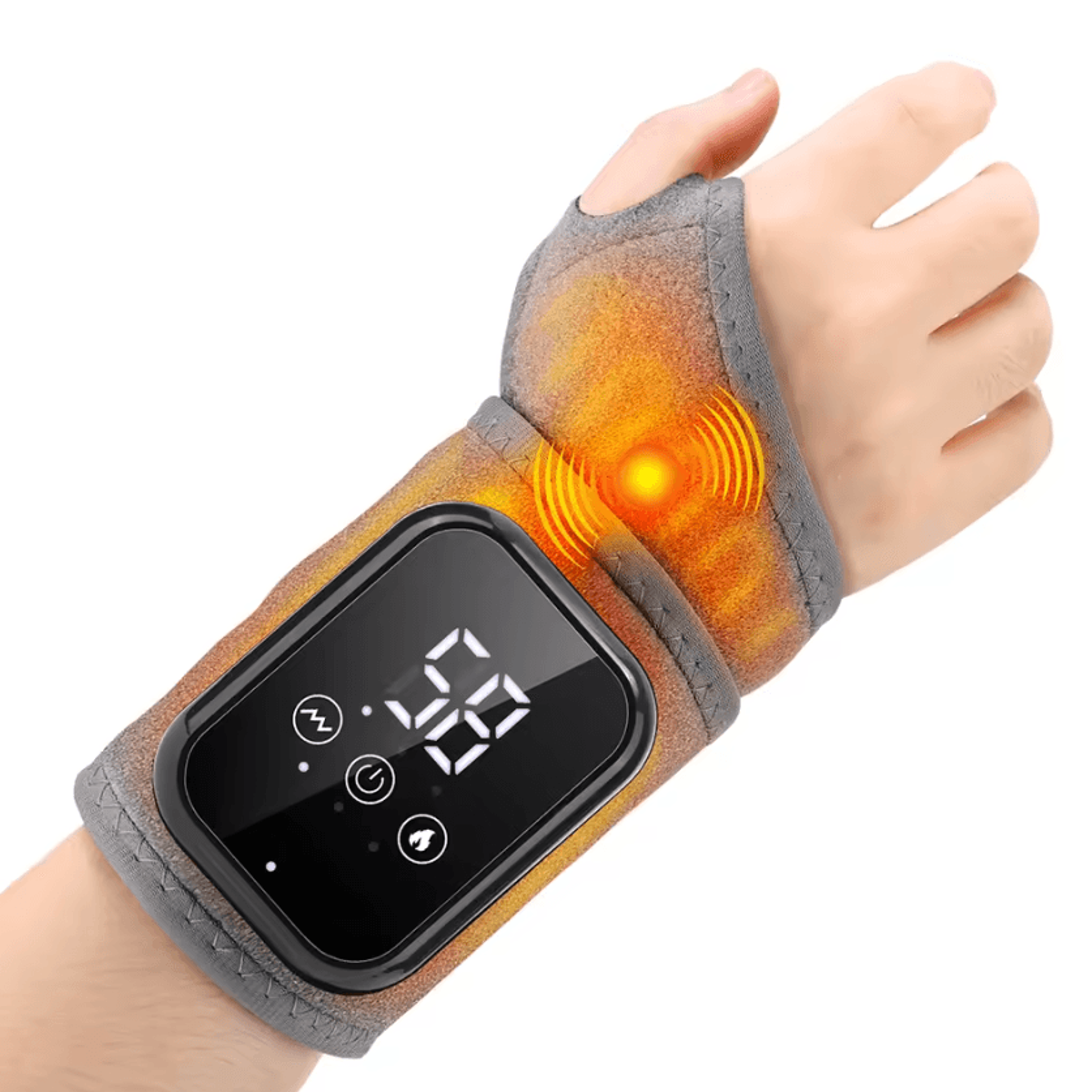 3in1 Cordless Heating Pad Set  Rechargeable Heated Shoulder Knee Wrist Wrap With 3 Heat  3 Vibratio 5