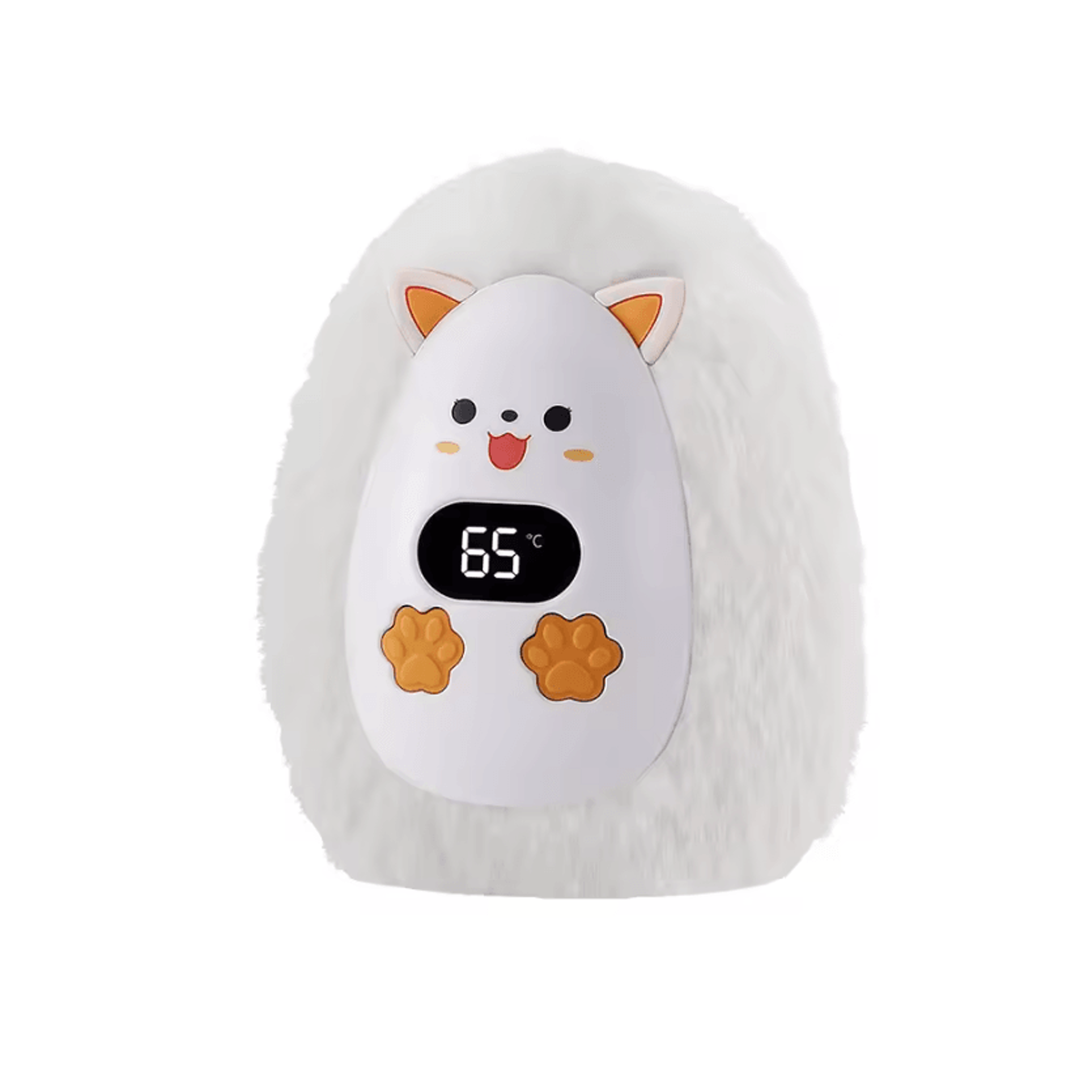 Cute Fox Mini Portable Hand Warmer  Rechargeable Plush Hand Warmer With 3 Heat Levels For Winter Co 5