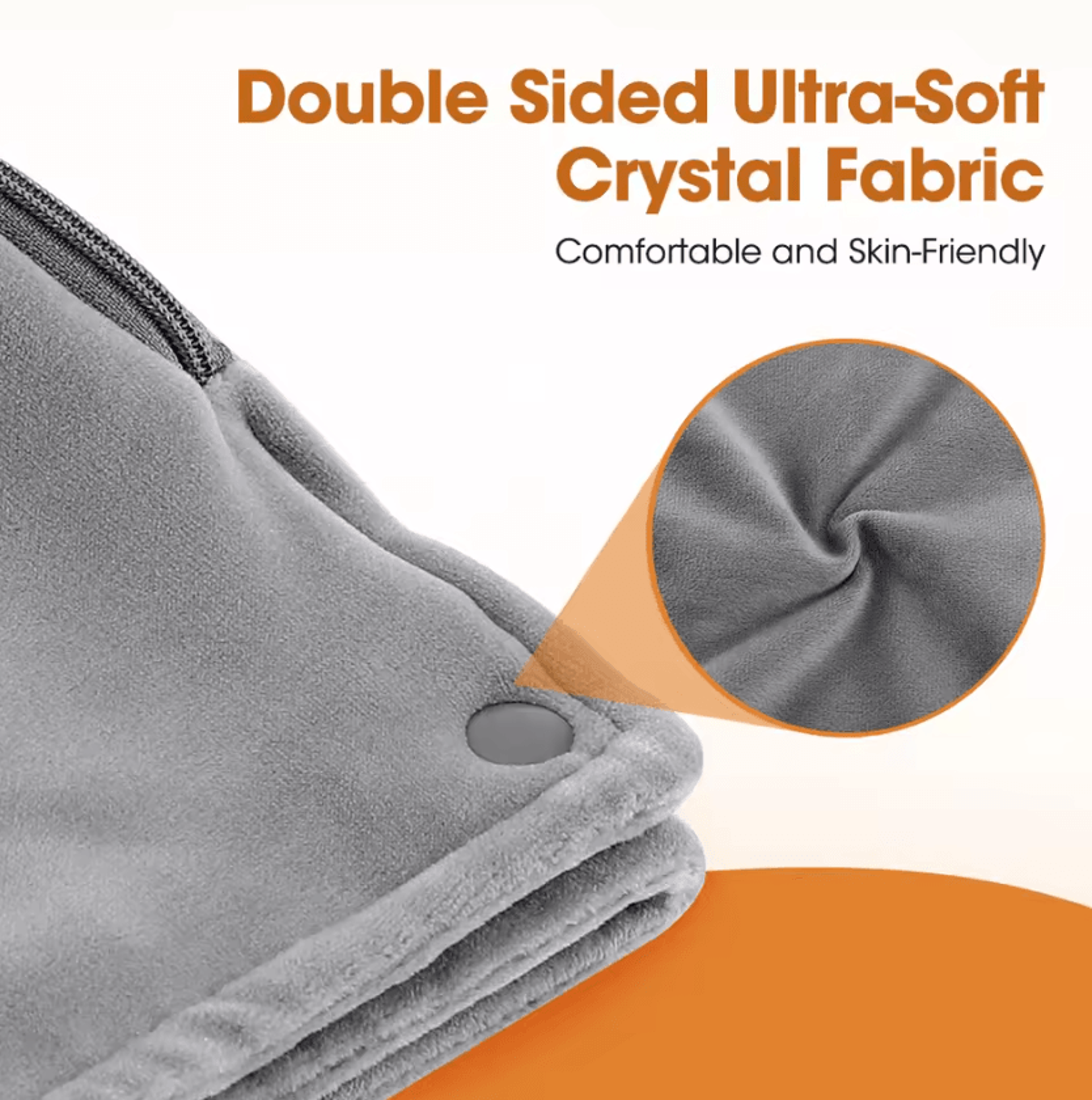 Graphene Electric Heating Pad  USB Fast Heating Pad With 3 Heat Levels For Back Abdomen Waist  Legs 4