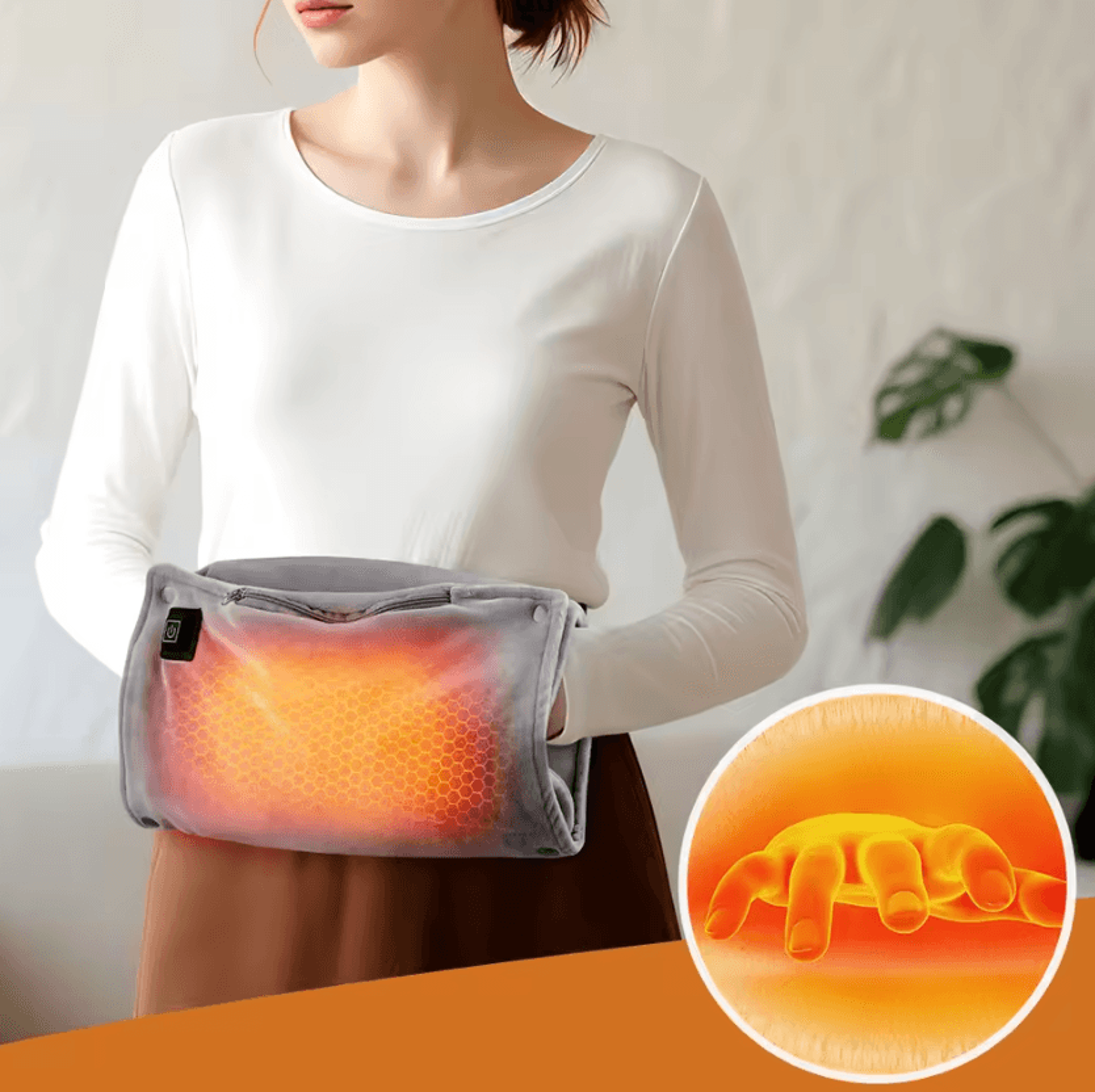 Graphene Electric Heating Pad  USB Fast Heating Pad With 3 Heat Levels For Back Abdomen Waist  Legs 6