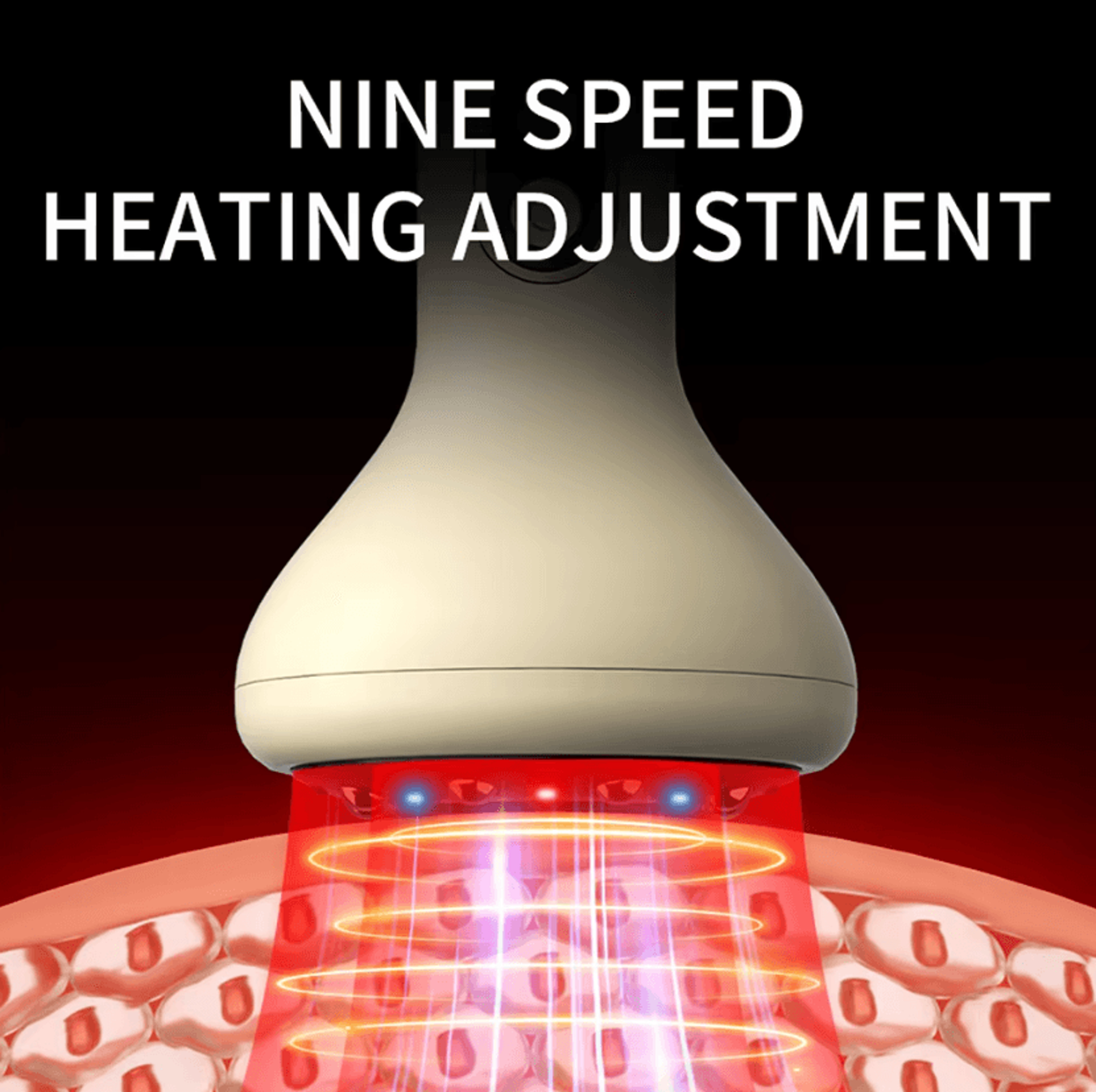 Smart Electric Cupping Massager With 9Level Vacuum Suction Heat  Red Light Therapy 1