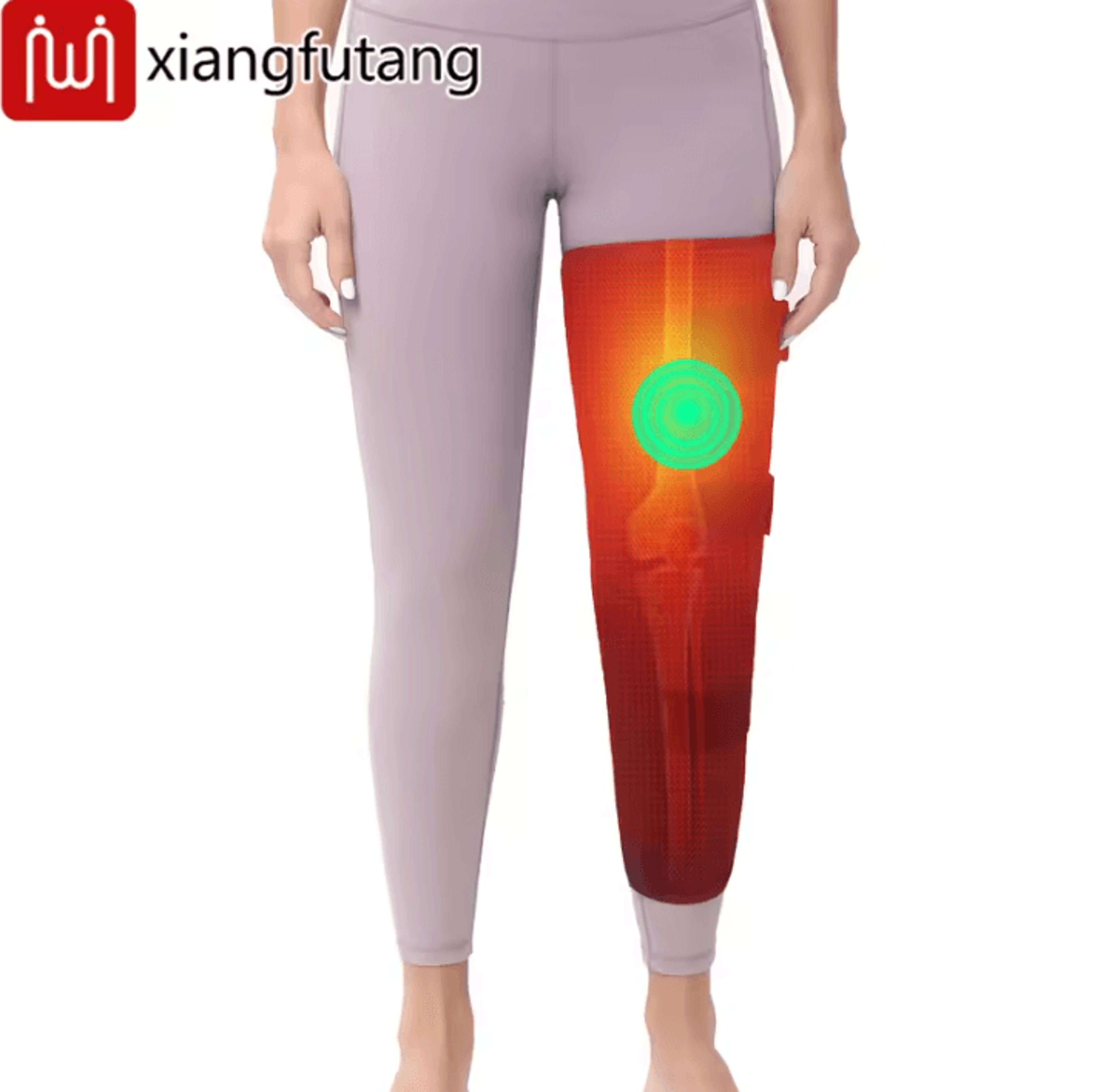 Heated Leg Wrap Massager  Electric Leg Heating Pad With Heat  Vibration For Thigh Knee  Calf Comfor 0