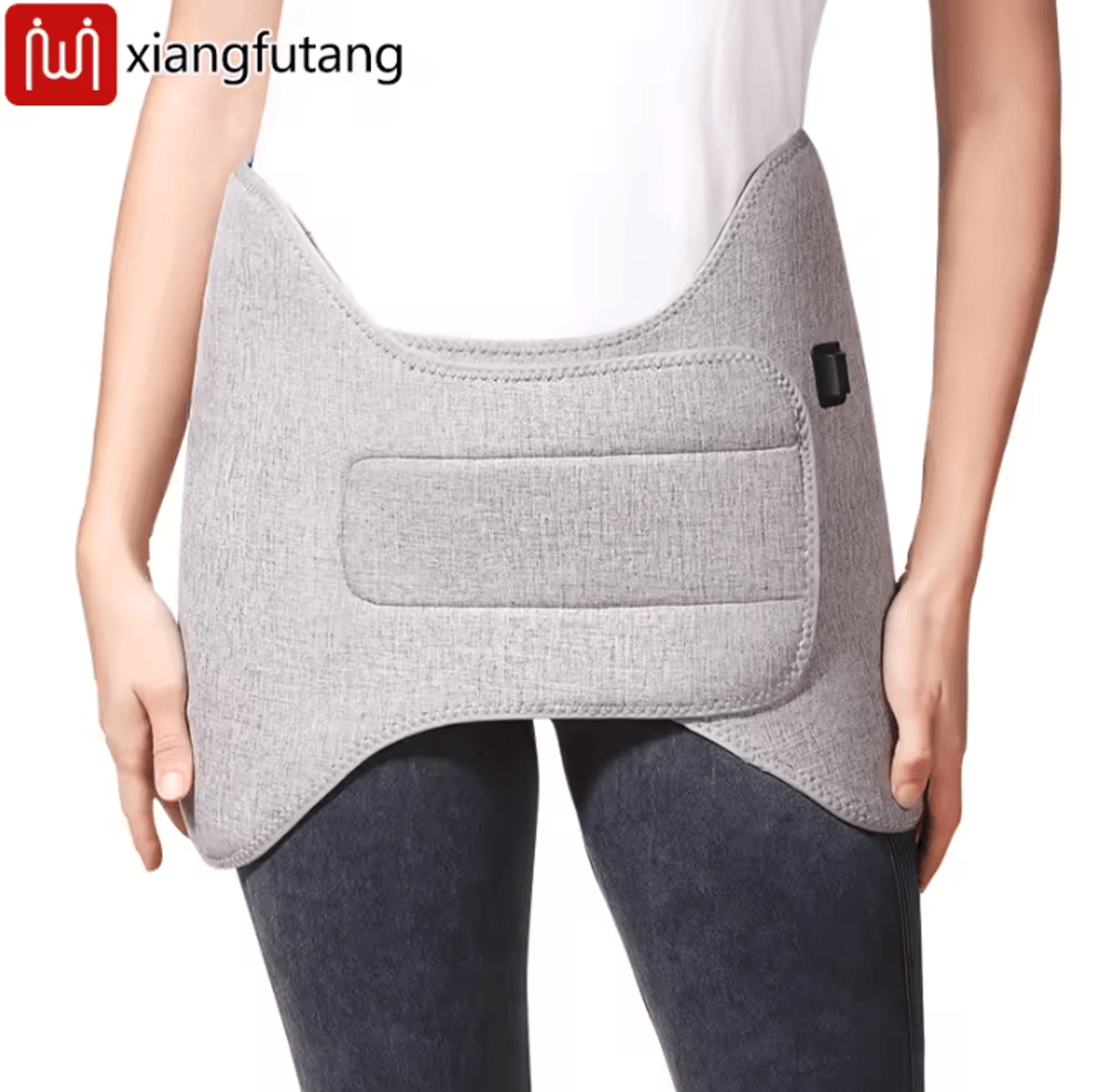 Red Light Heated Waist Belt With Vibration Massage For Lower Back  Lumbar Comfort 4