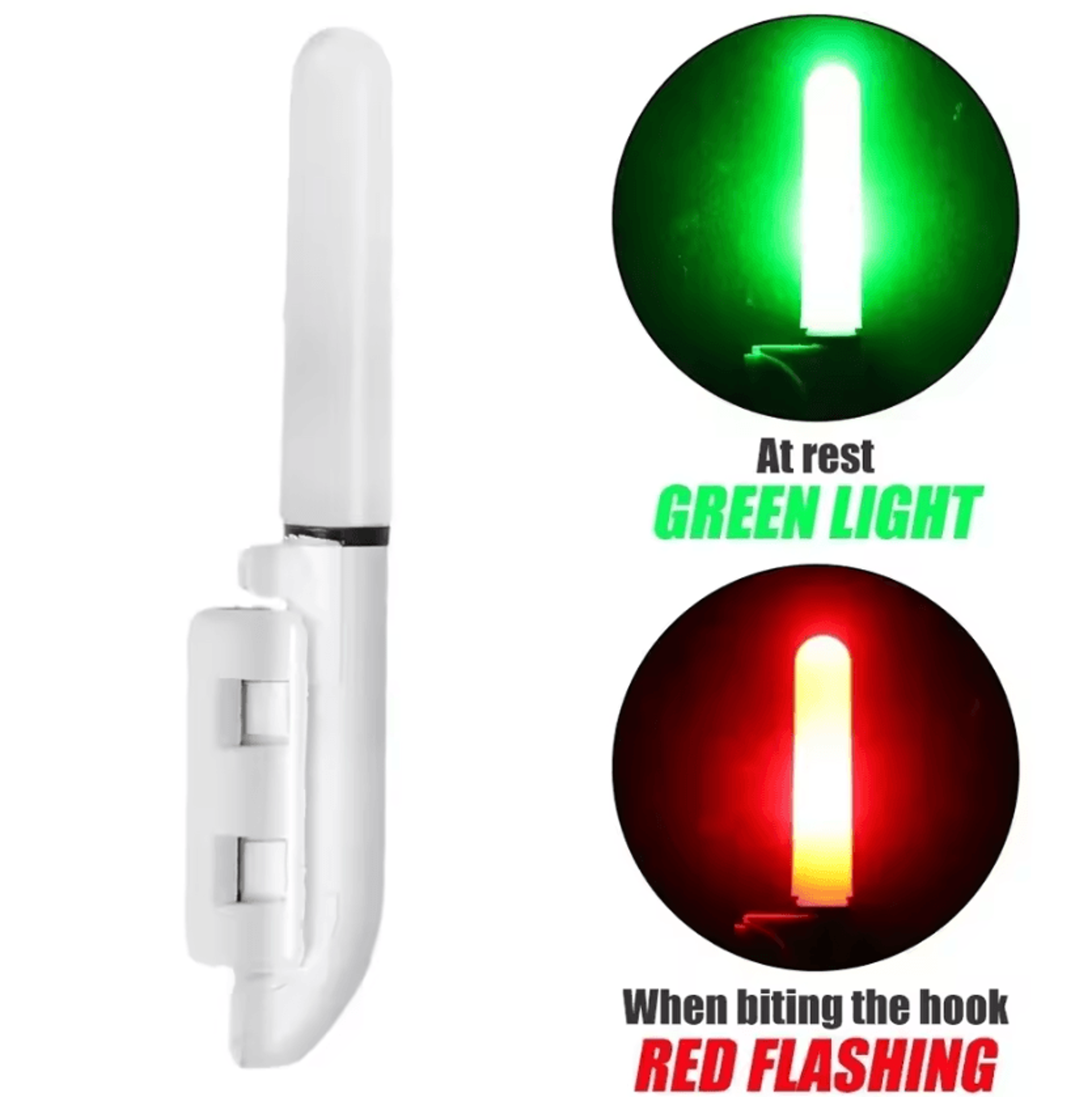 Waterproof LED Fishing Rod Tip Light For Night Fishing With CR425 Battery 6