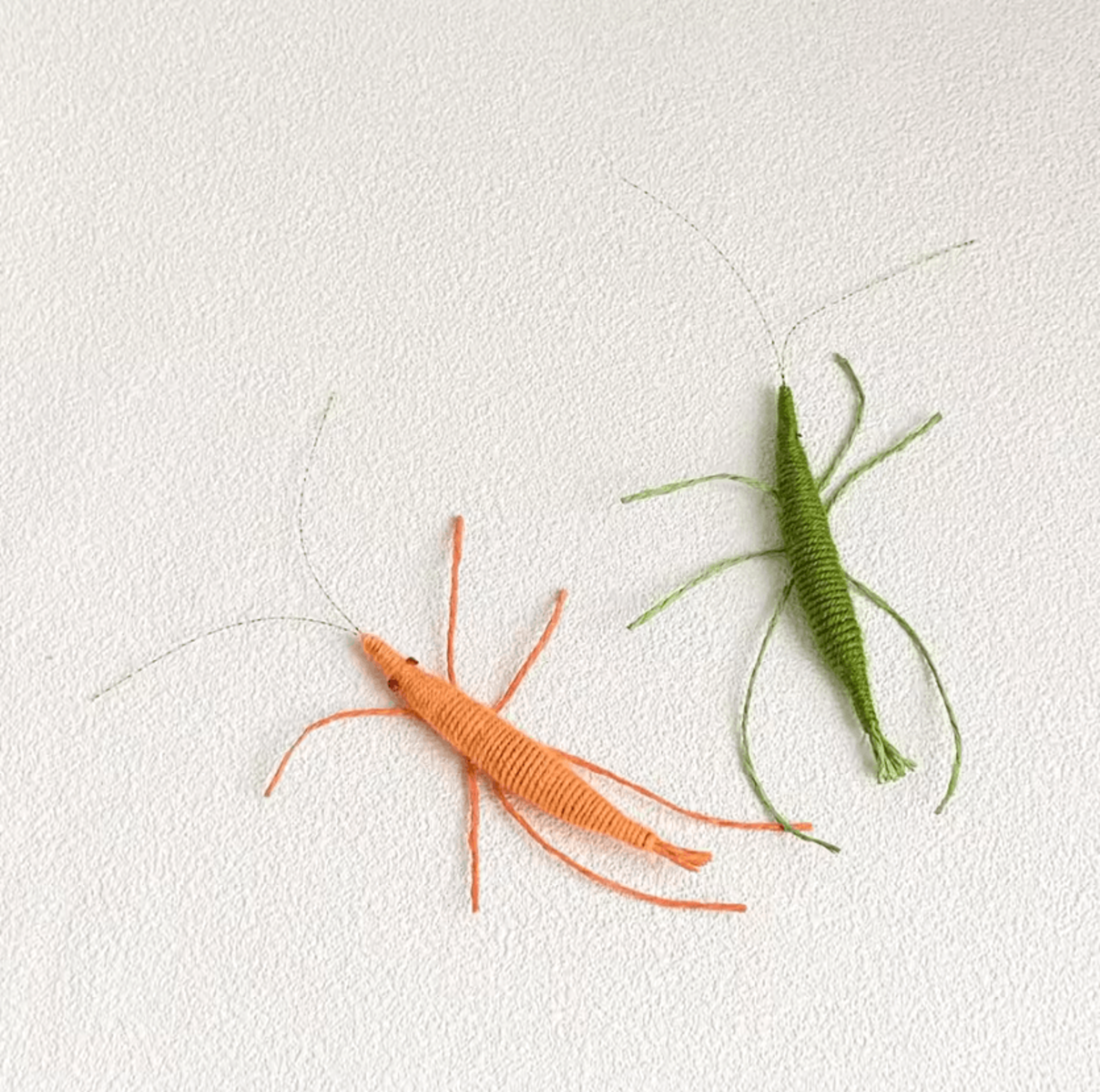 Wool Prawn Cat Toy With Catnip For Interactive Play 1
