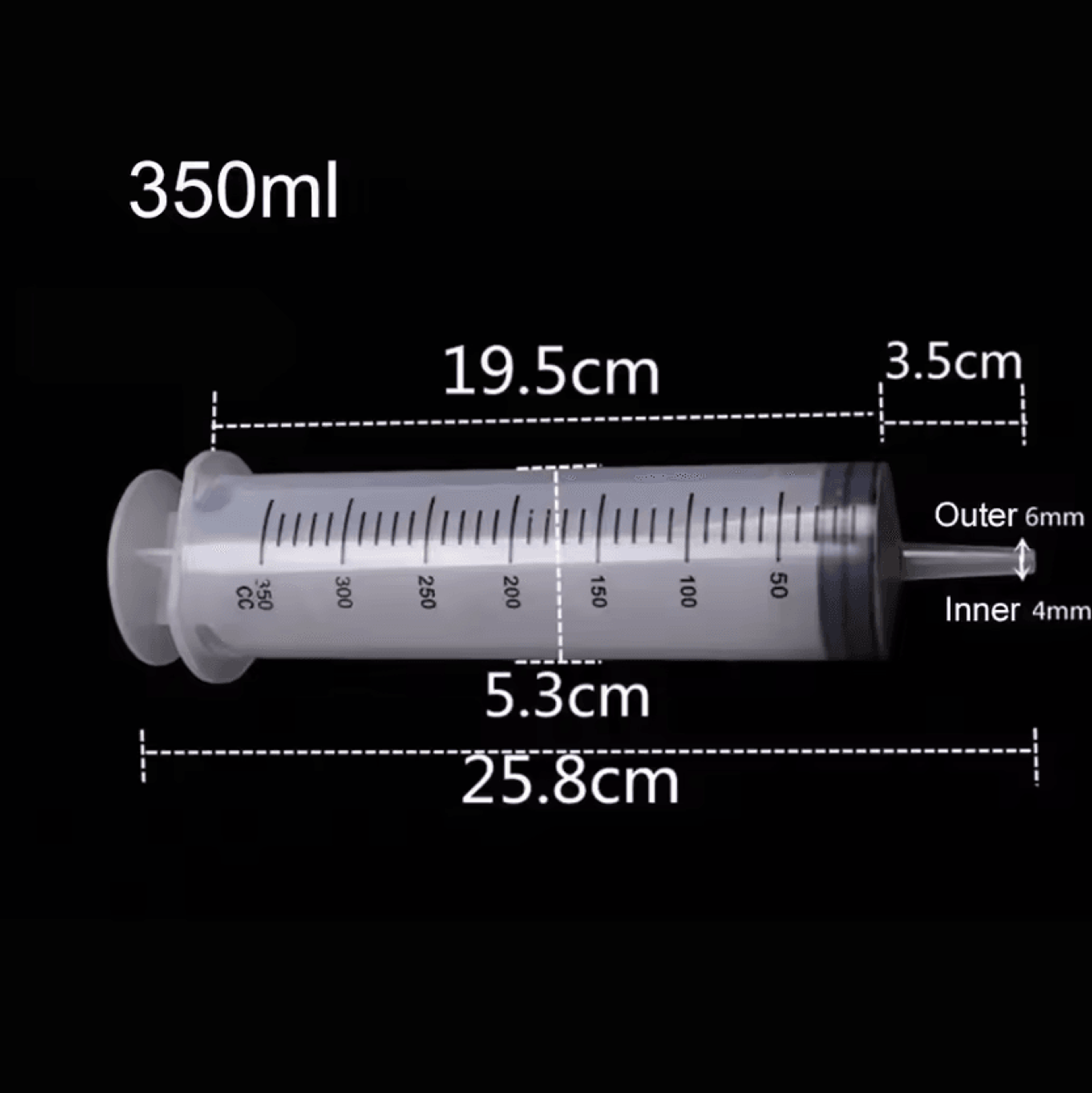 Large Capacity Reusable Syringe With 13m Tube For Liquid Transfer 3