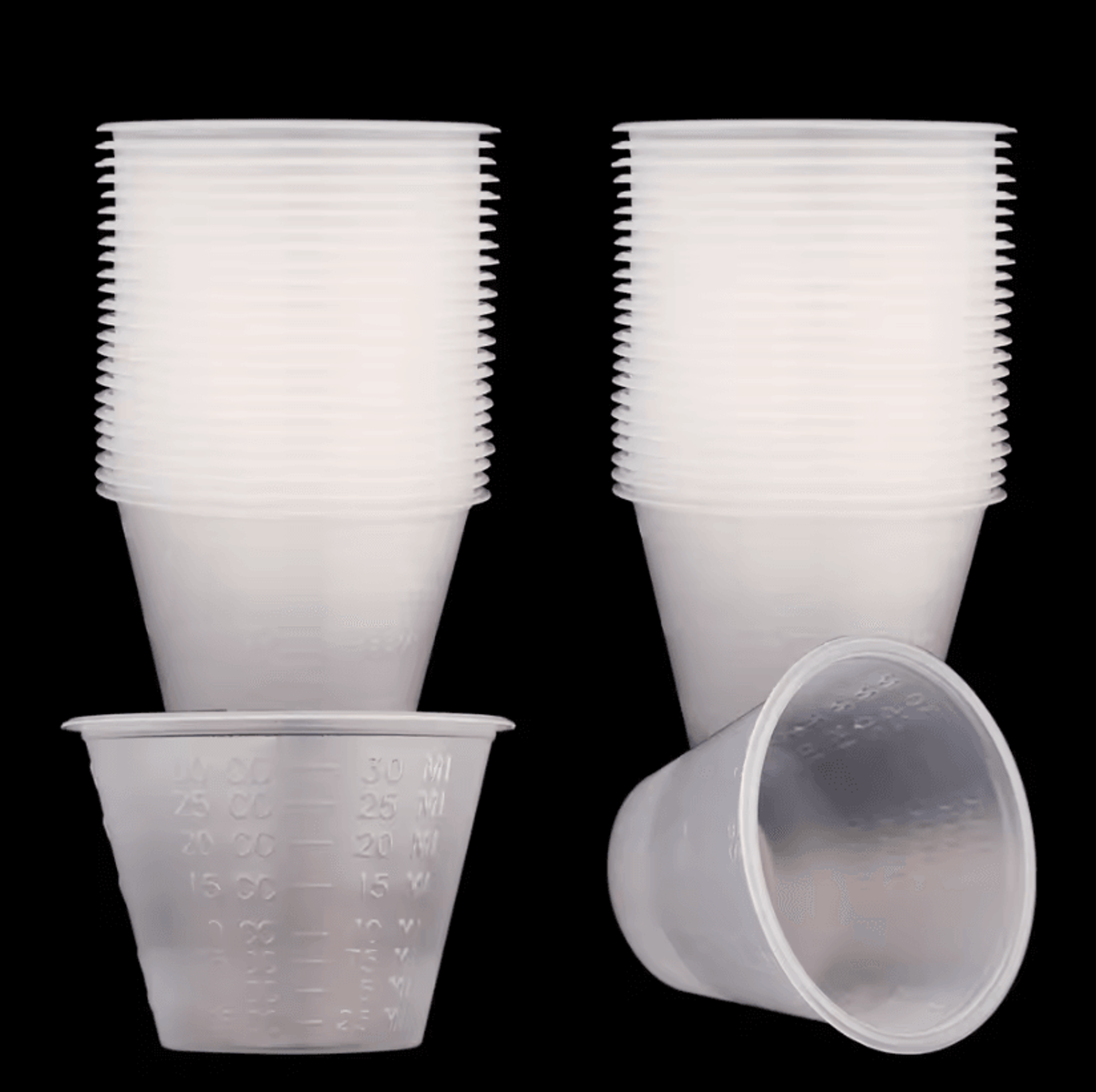 100Piece 30ml Graduated Plastic Mixing Cups For Airbrush  DIY Project 2