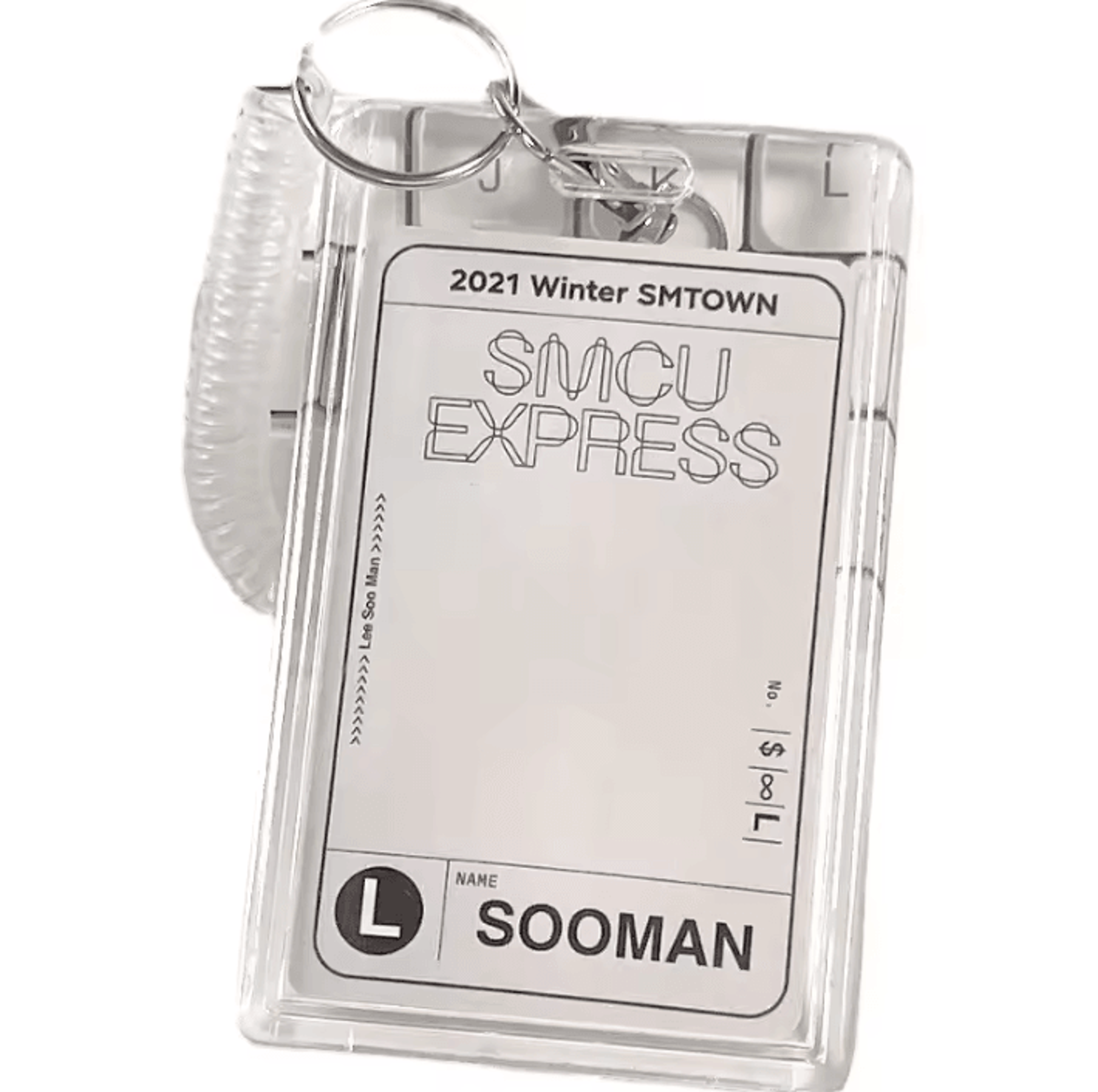 Transparent Acrylic ID Card Holder Protective Sleeve 5