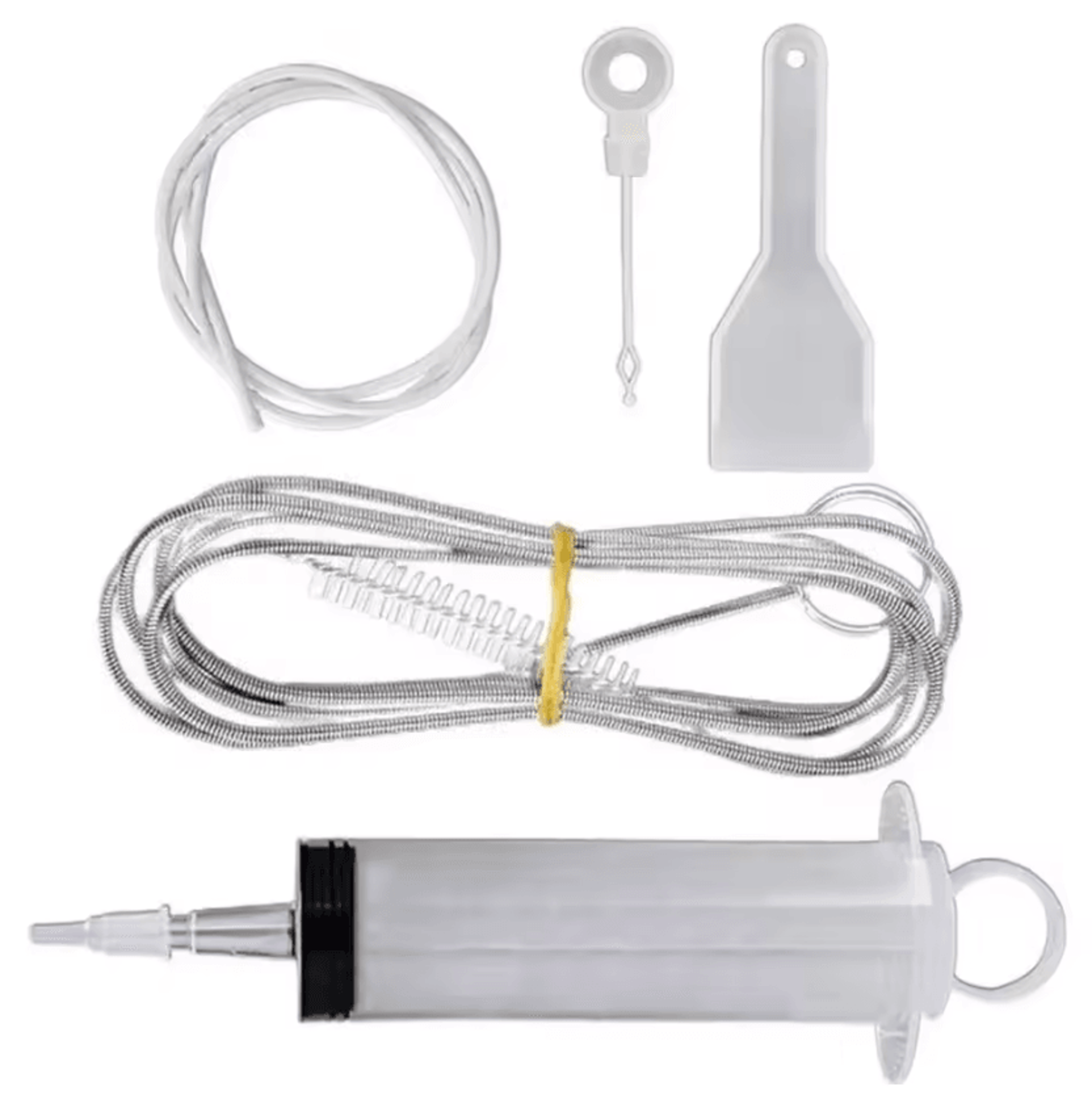 Refrigerator Drain Cleaning Kit  5Piece Fridge Drain Hole Cleaning Brush  Syringe Set 3