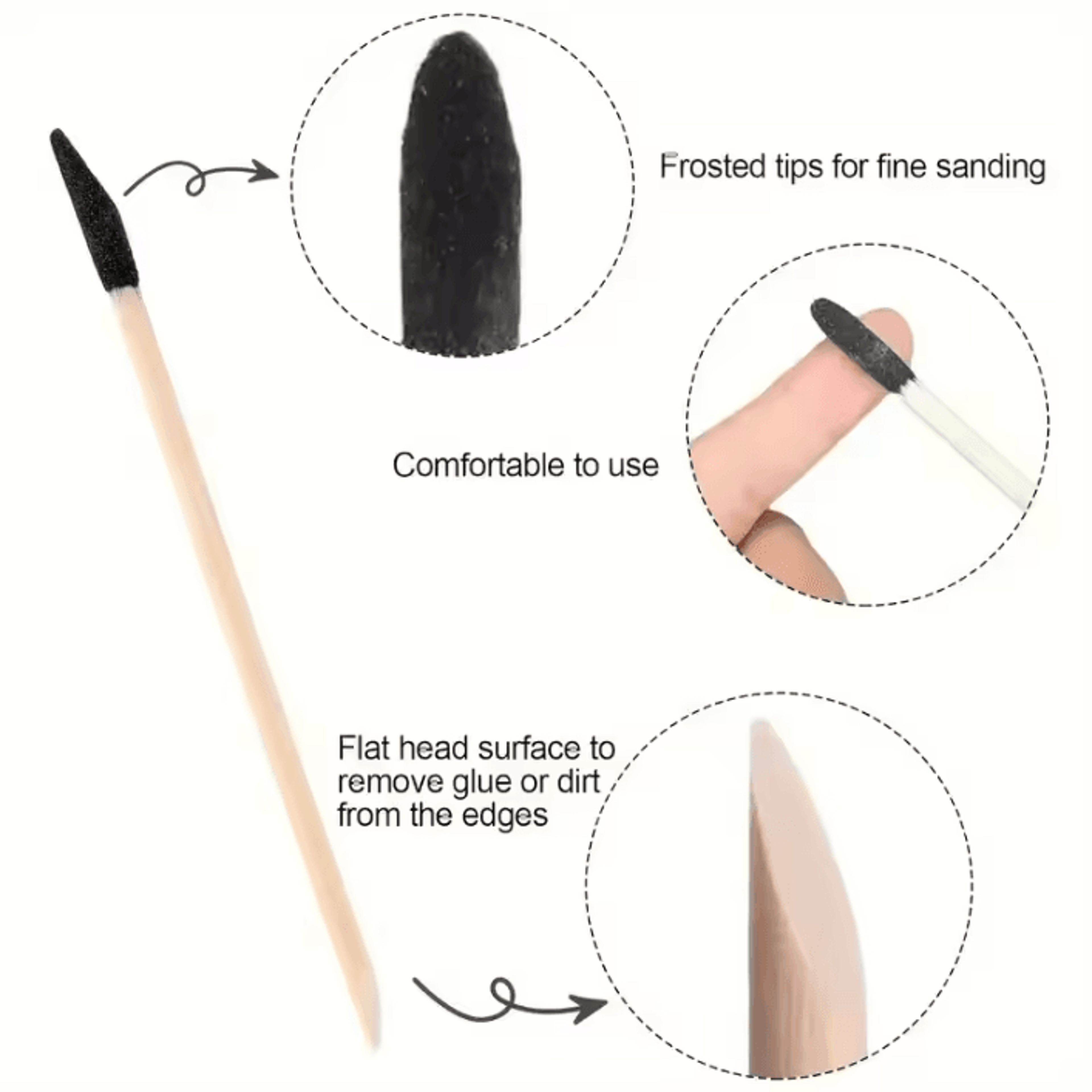 DualPurpose Sanding Sticks Set For Model Making Crafts  Precision Detail Sanding 2
