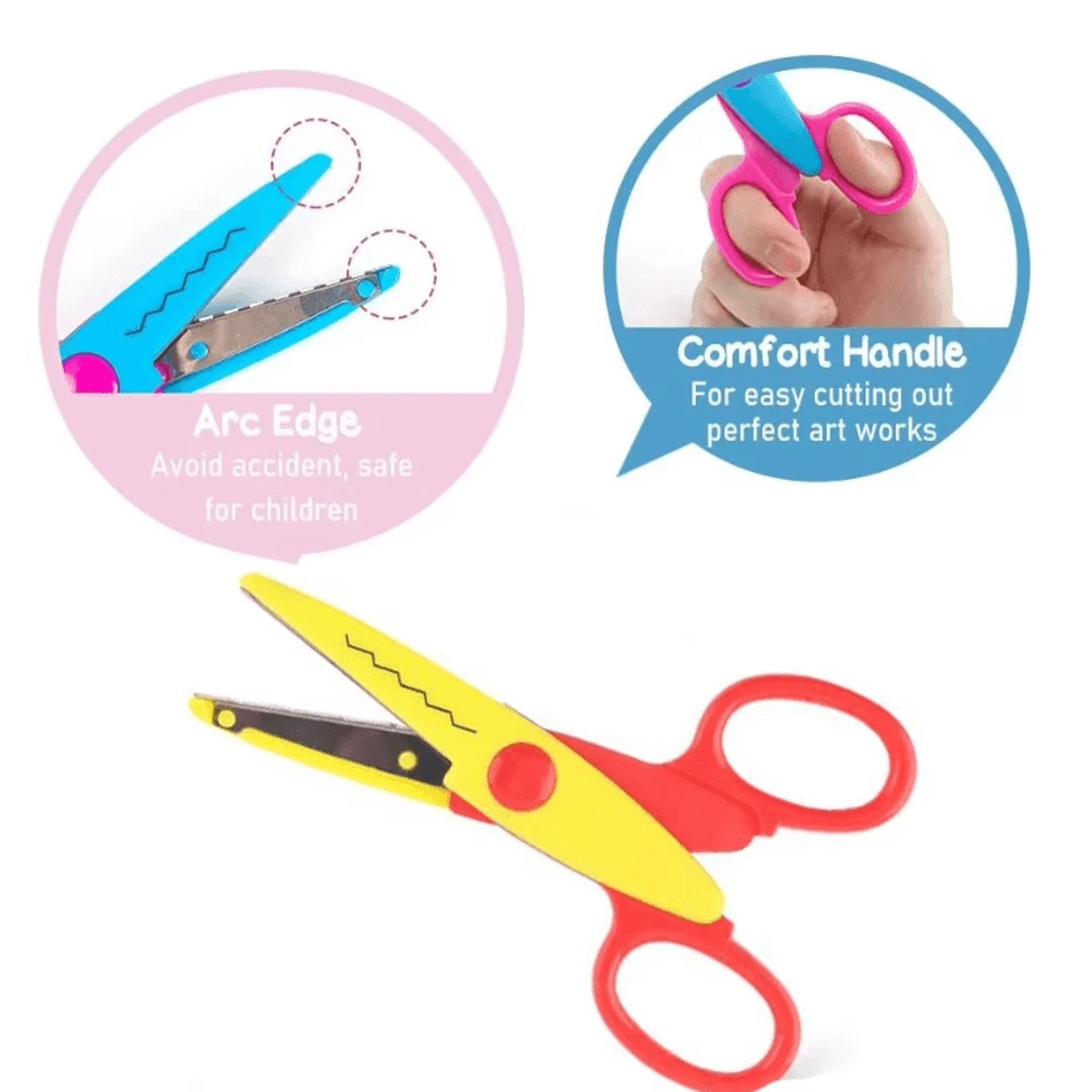 Decorative Craft Scissors  DIY Pattern Paper Cutting Scissors For Scrapbooking  Art Projects 4