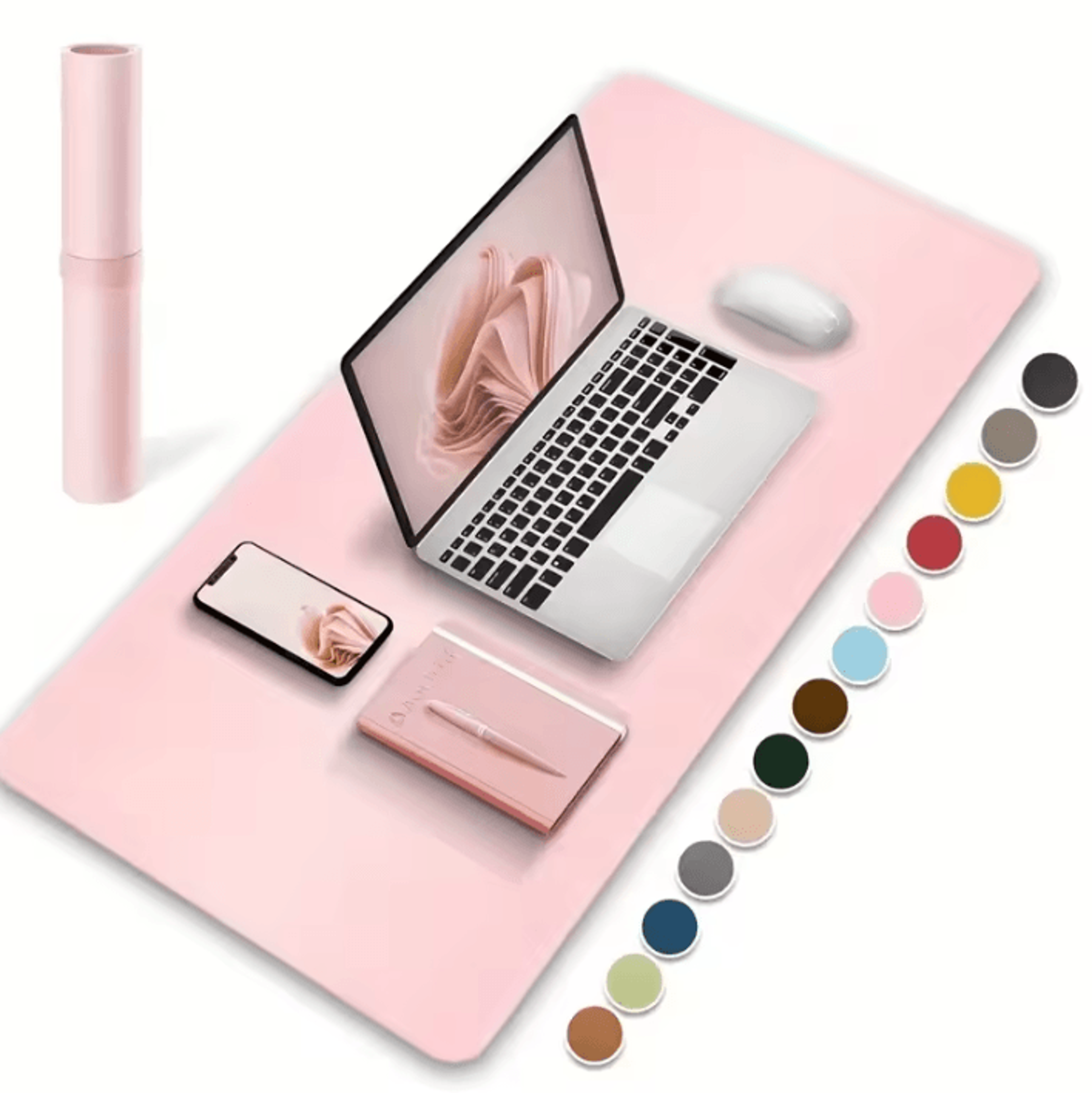 Large PU Leather Desk Mat  Waterproof Office Desk Protector  Extended Mouse Pad 0