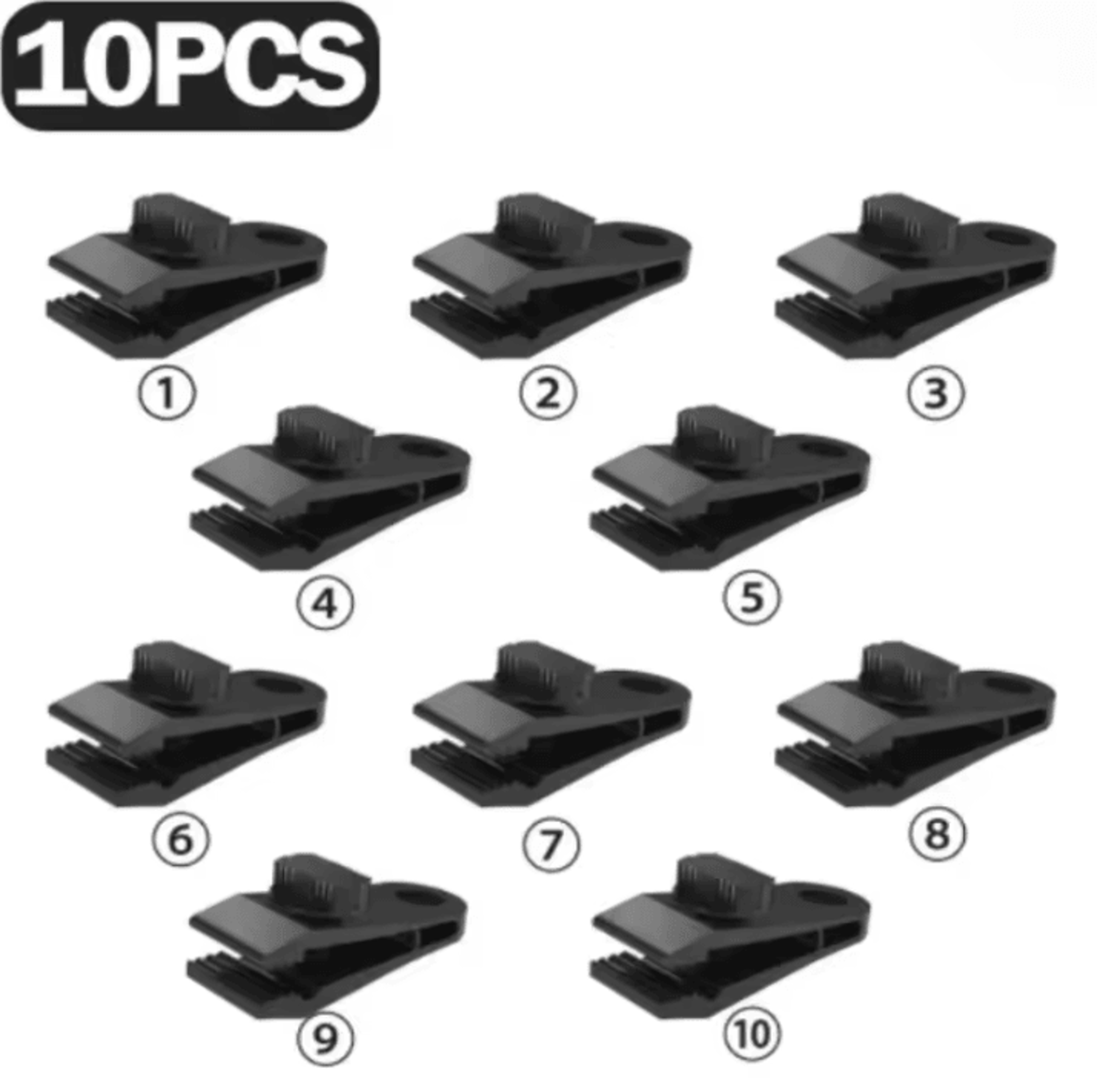 Heavy Duty Tarp Clips  Locking Tent Clamps For Camping Covers And Awnings 6