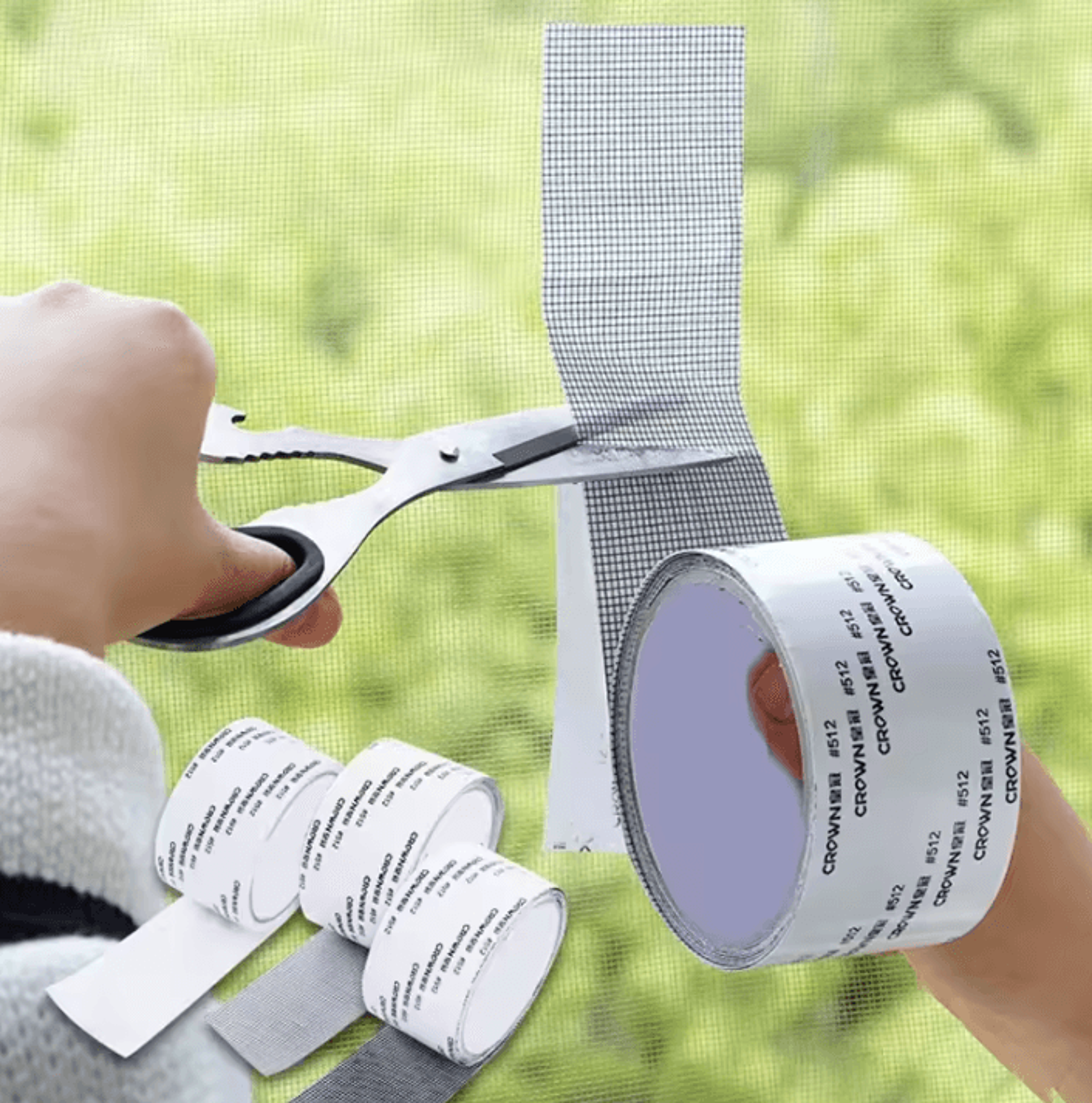 Window Screen Repair Tape SelfAdhesive Waterproof Mesh Patch 5 X 200cm 1