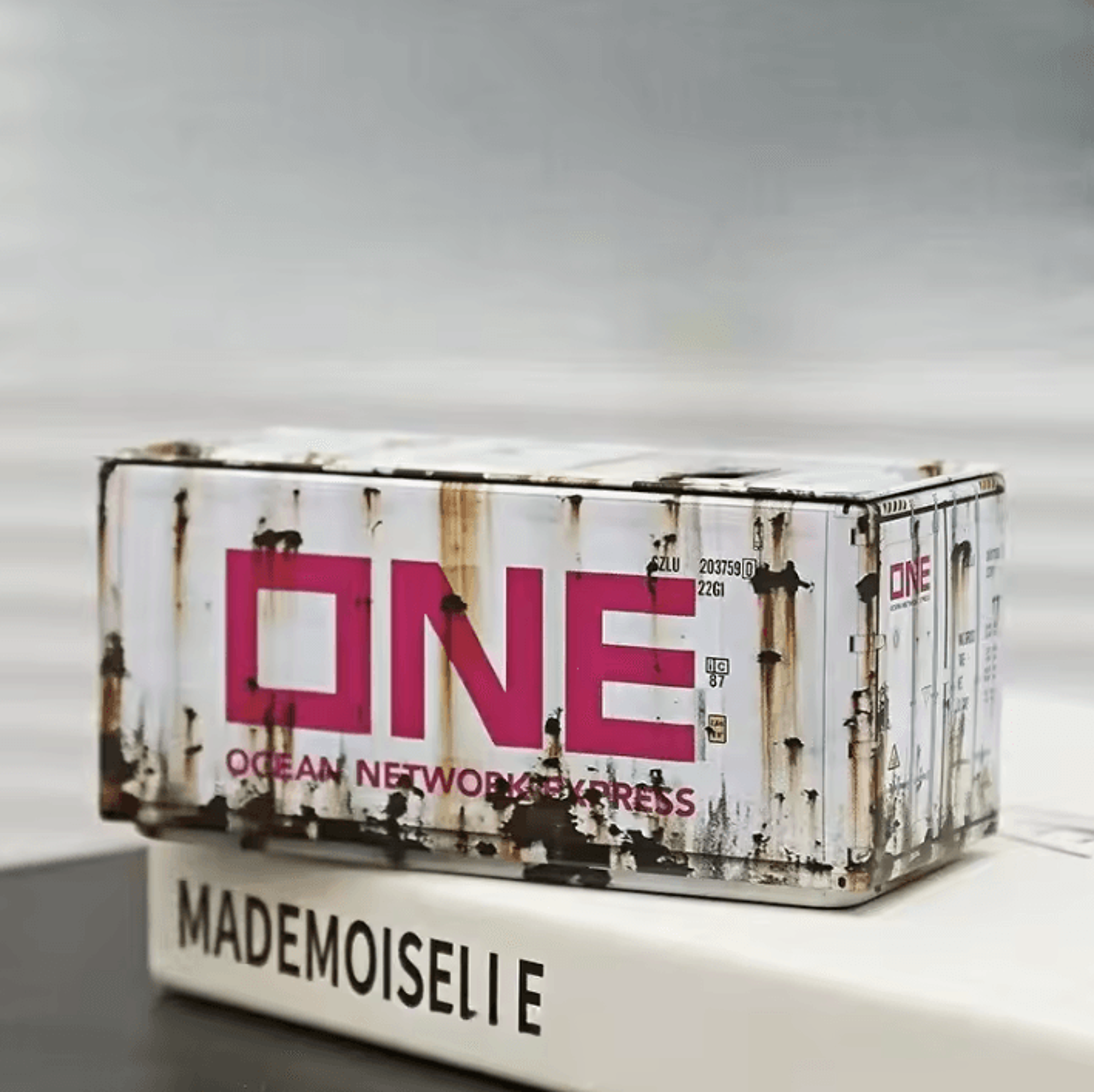 Mini Retro Industrial Container Storage Box Iron Desktop Organizer 8