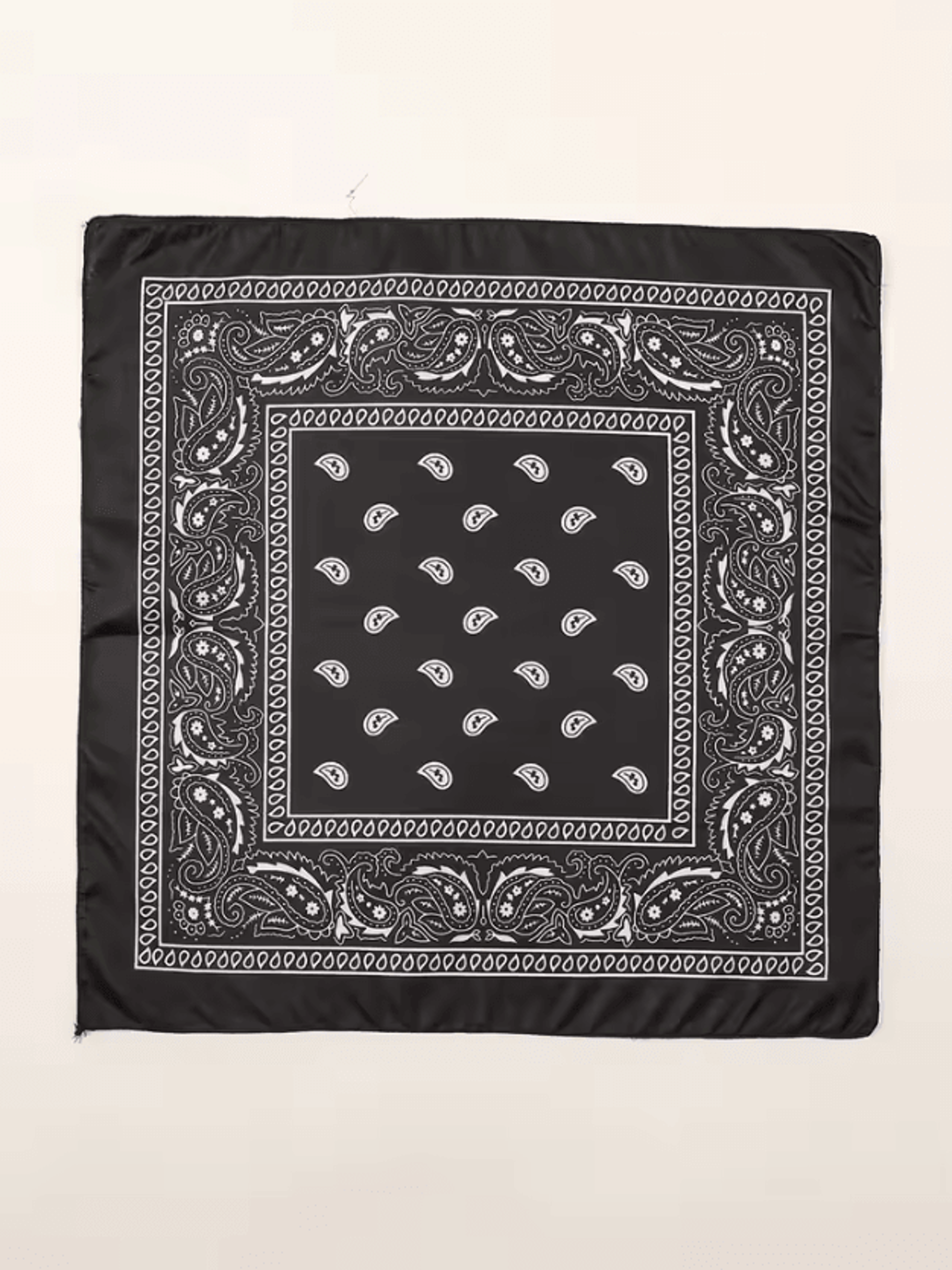 Paisley Bandana Head Scarf  Fashion Square Scarf For Hair Neck  Wrist 2