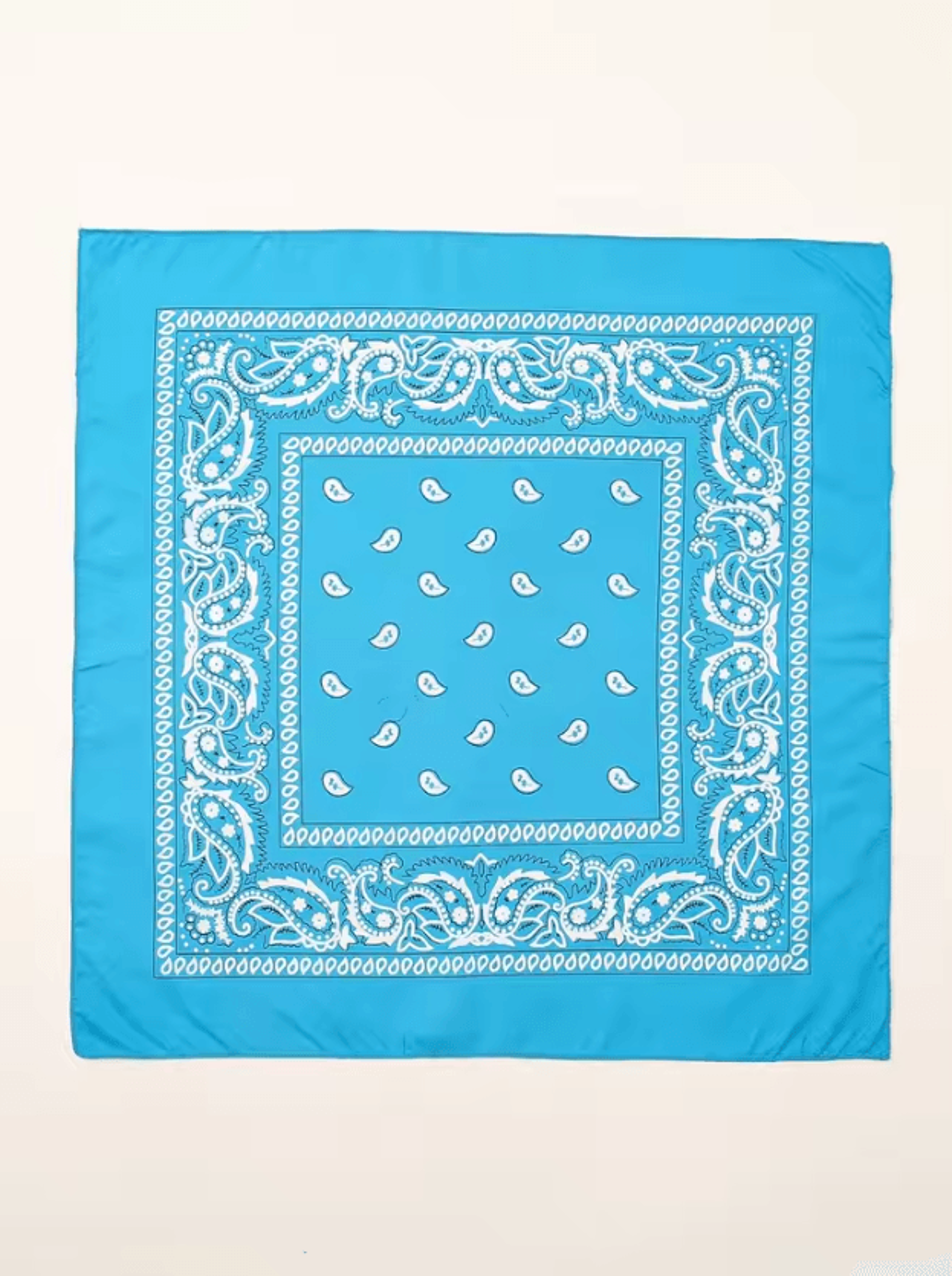 Paisley Bandana Head Scarf  Fashion Square Scarf For Hair Neck  Wrist 12