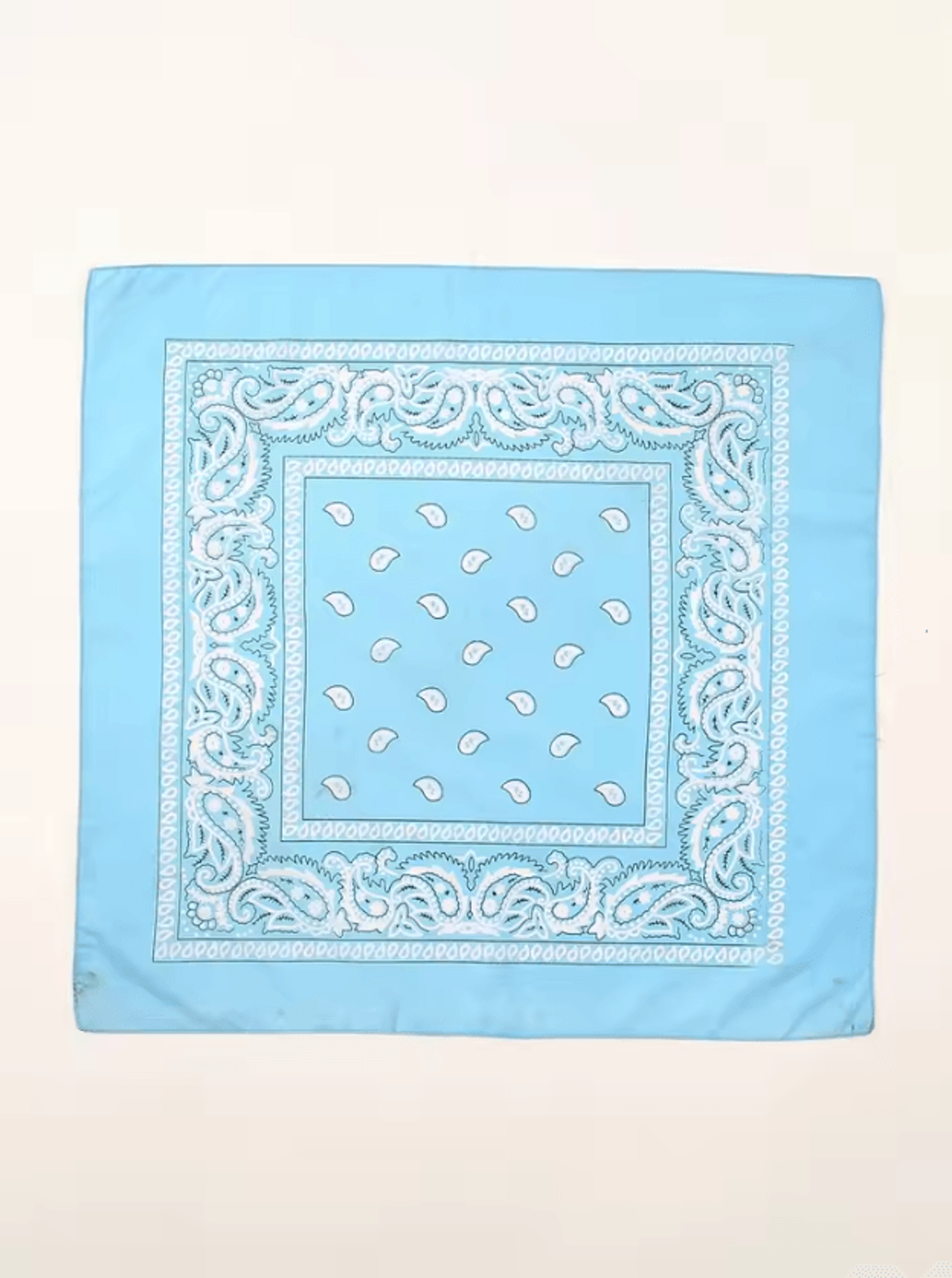 Paisley Bandana Head Scarf  Fashion Square Scarf For Hair Neck  Wrist 13