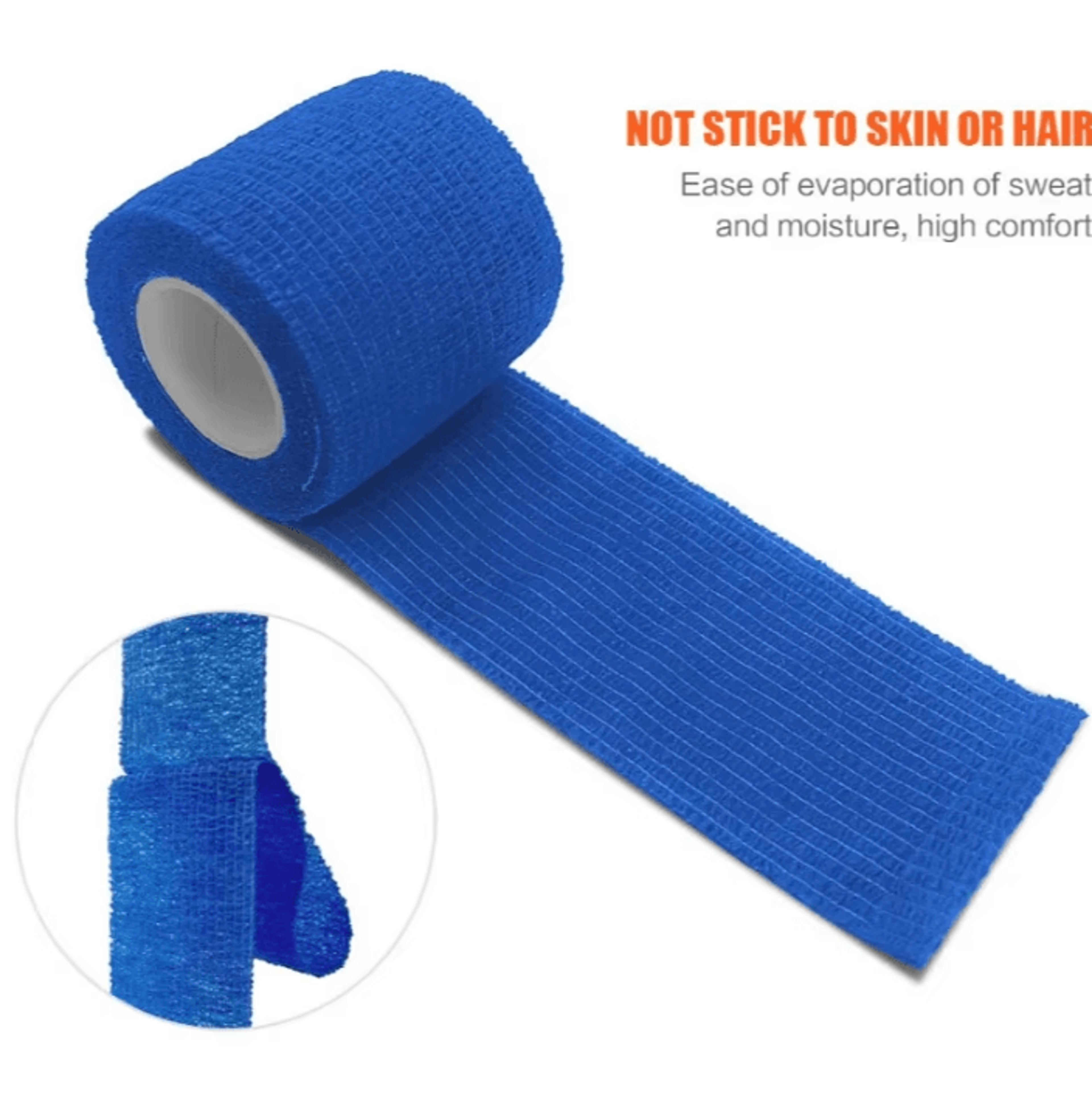 Dark Green SelfAdhesive Elastic Bandage Wrap Tape For Sports  Joint Support 0