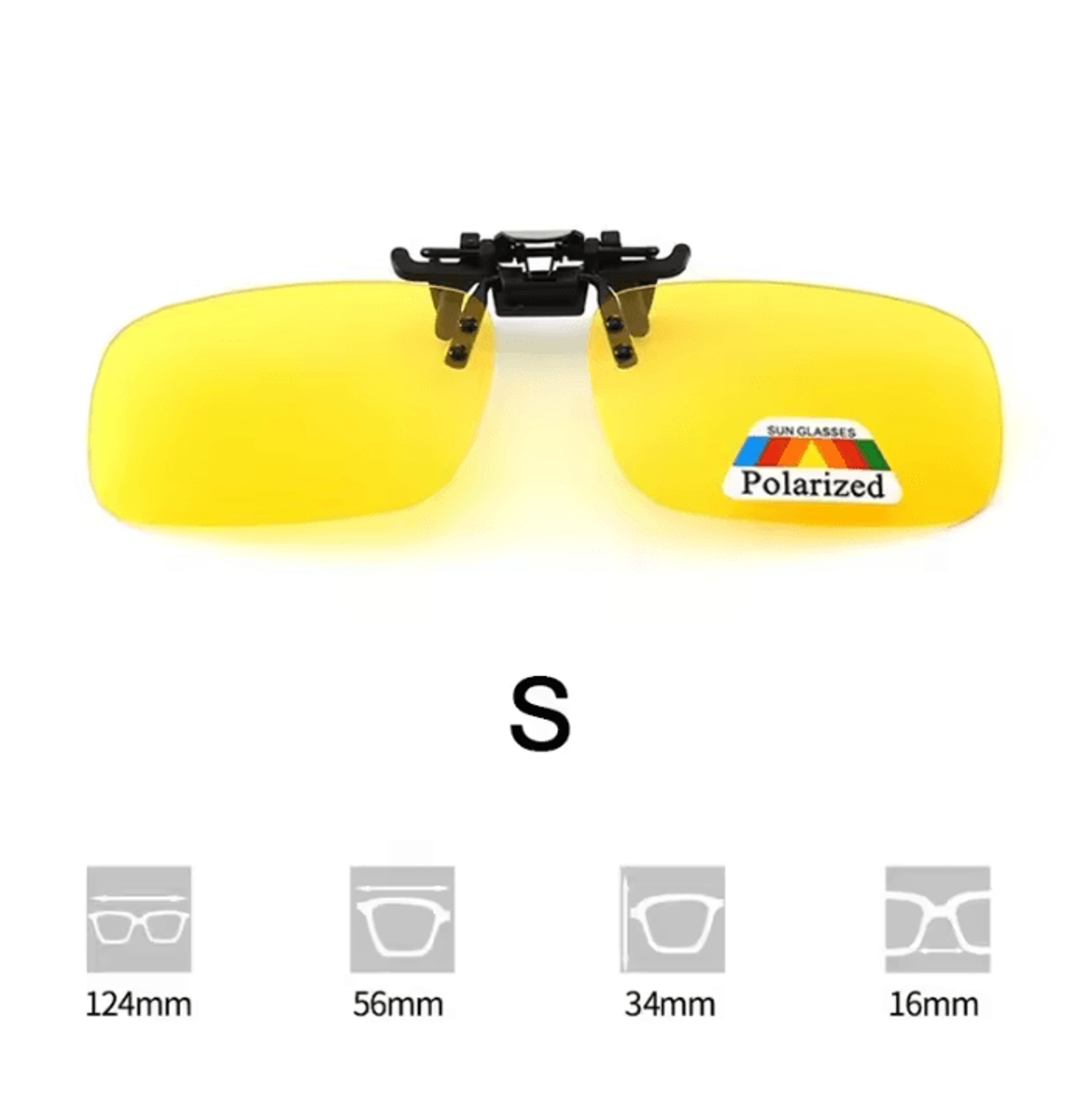Polarized ClipOn Sunglasses  UV400 Lens For Driving Day  Night Vision 11