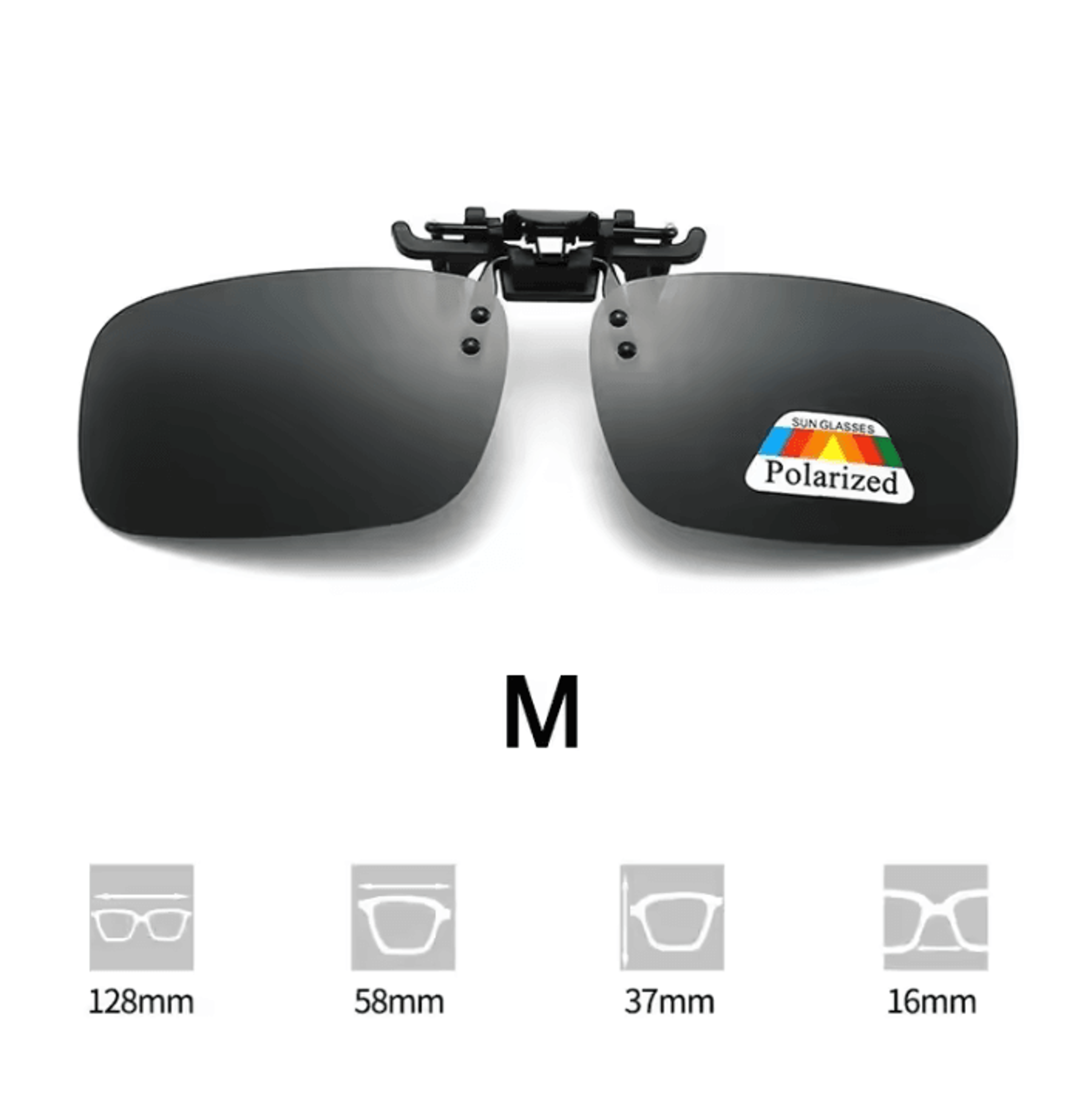 Polarized ClipOn Sunglasses  UV400 Lens For Driving Day  Night Vision 4