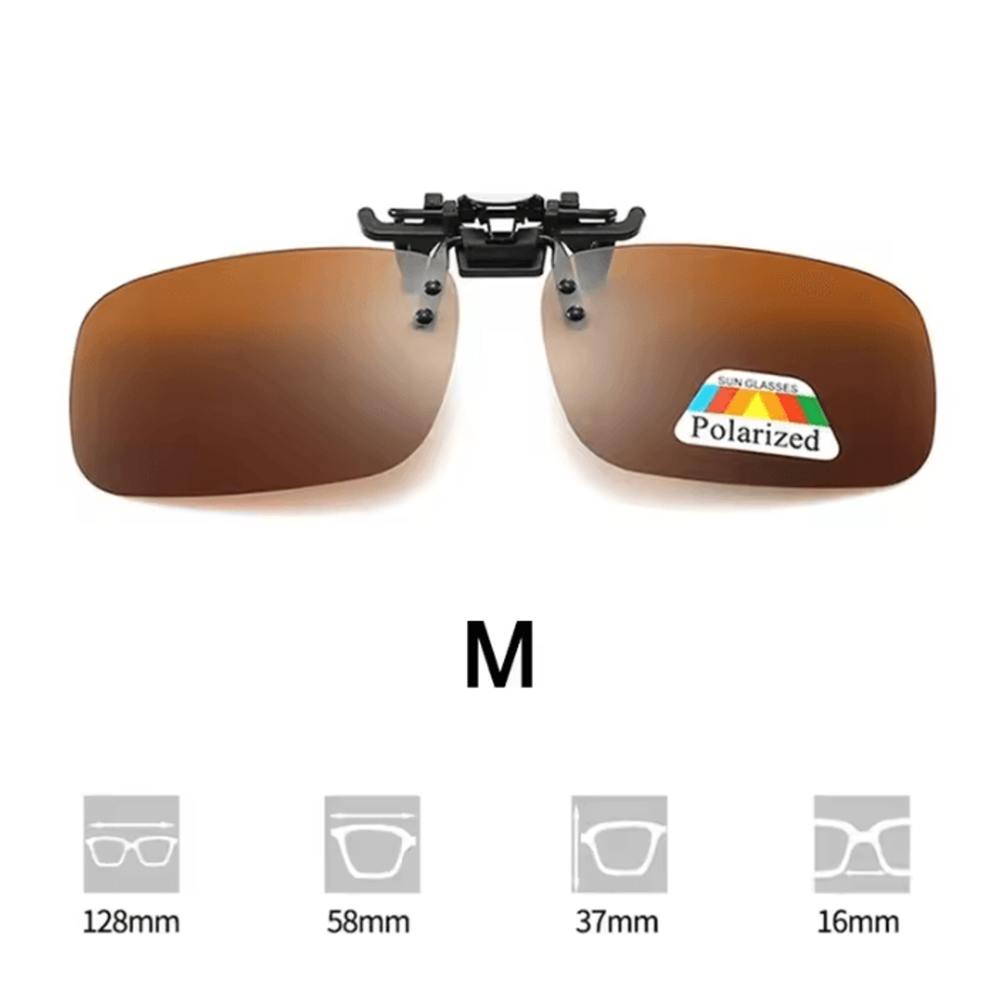 Polarized ClipOn Sunglasses  UV400 Lens For Driving Day  Night Vision 7