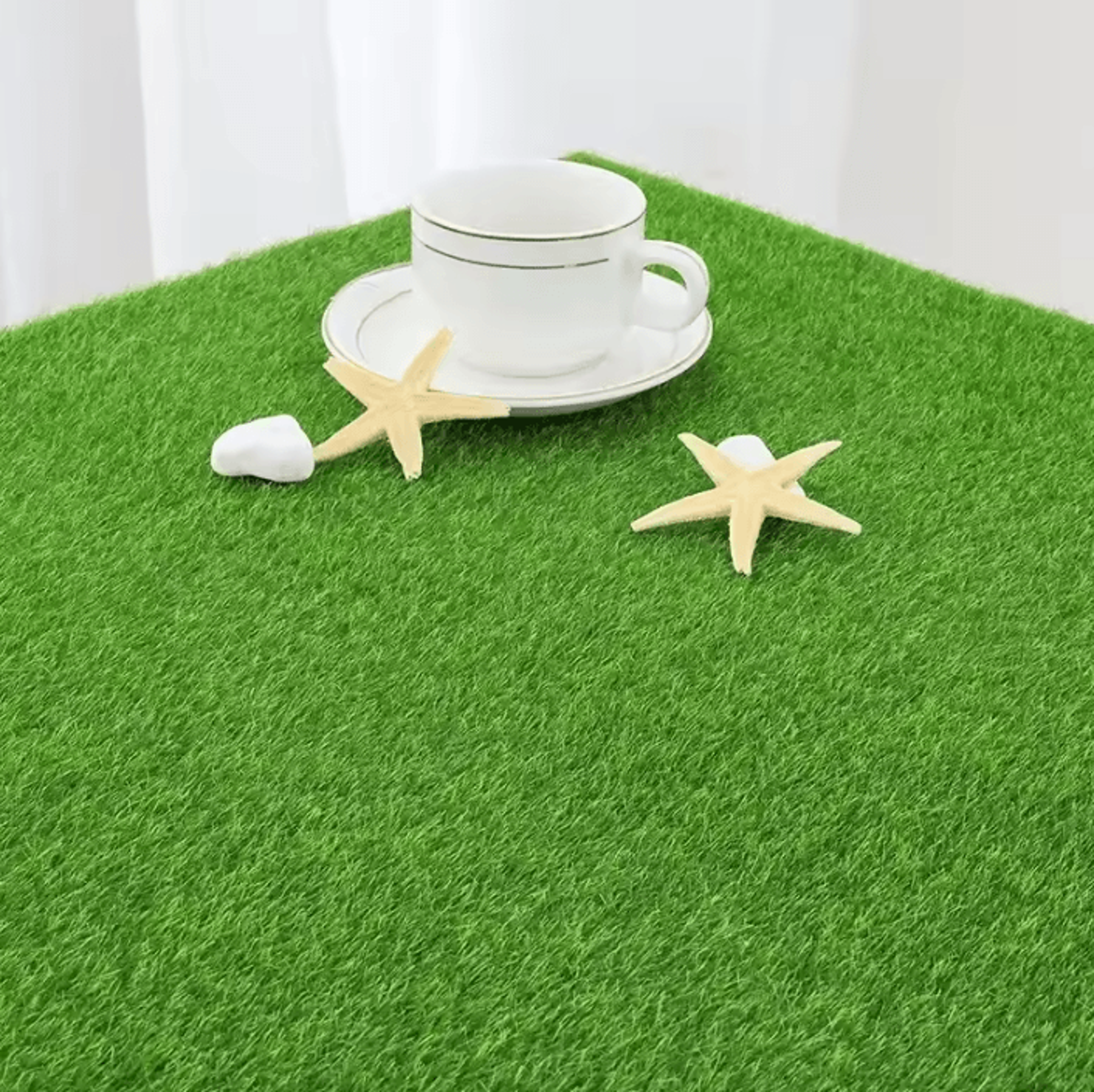 Artificial Grass Mat DIY Green Lawn Turf For Home Garden  Decorative Displays 1