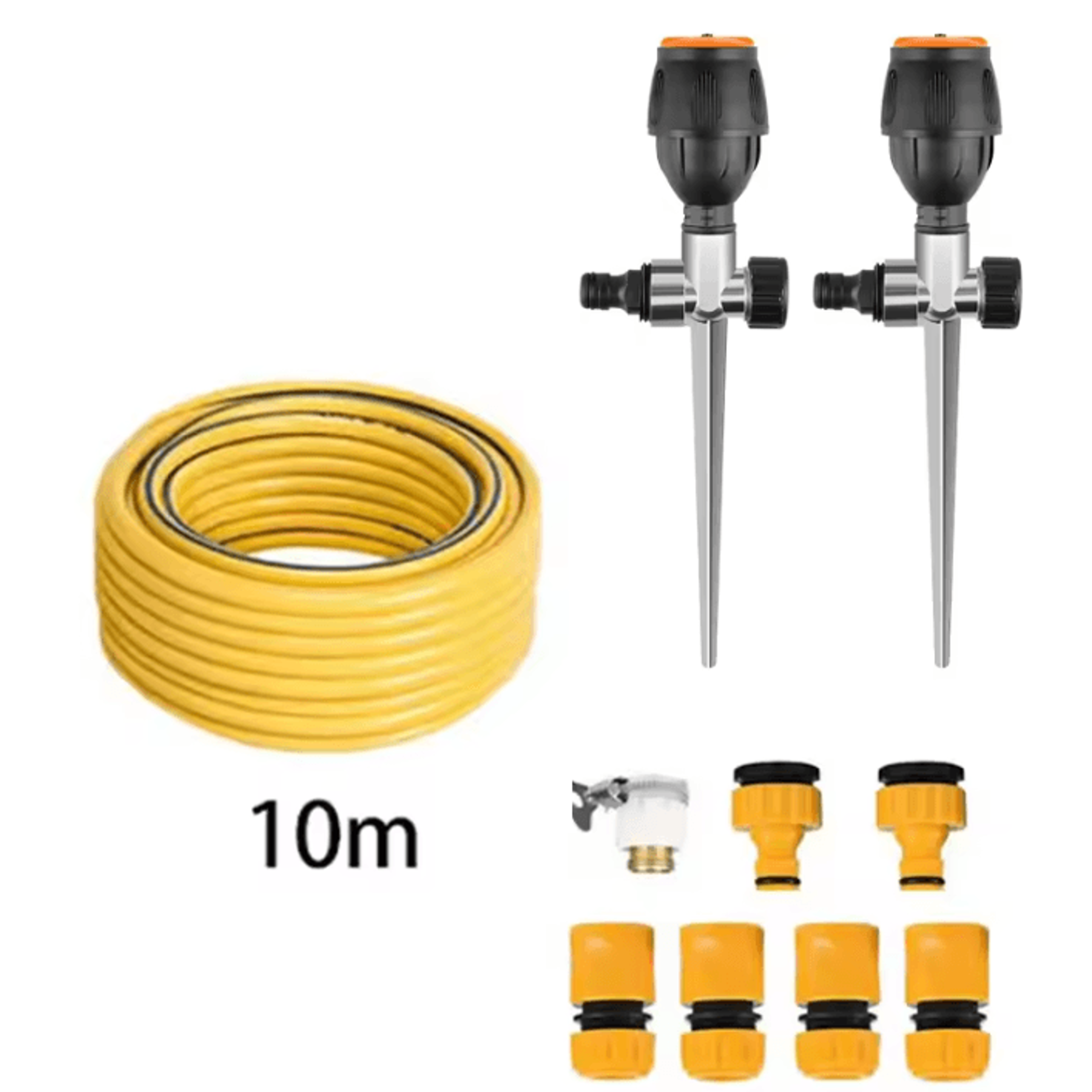 360 Automatic Rotating Garden Sprinkler With 10M Water Hose Set 6