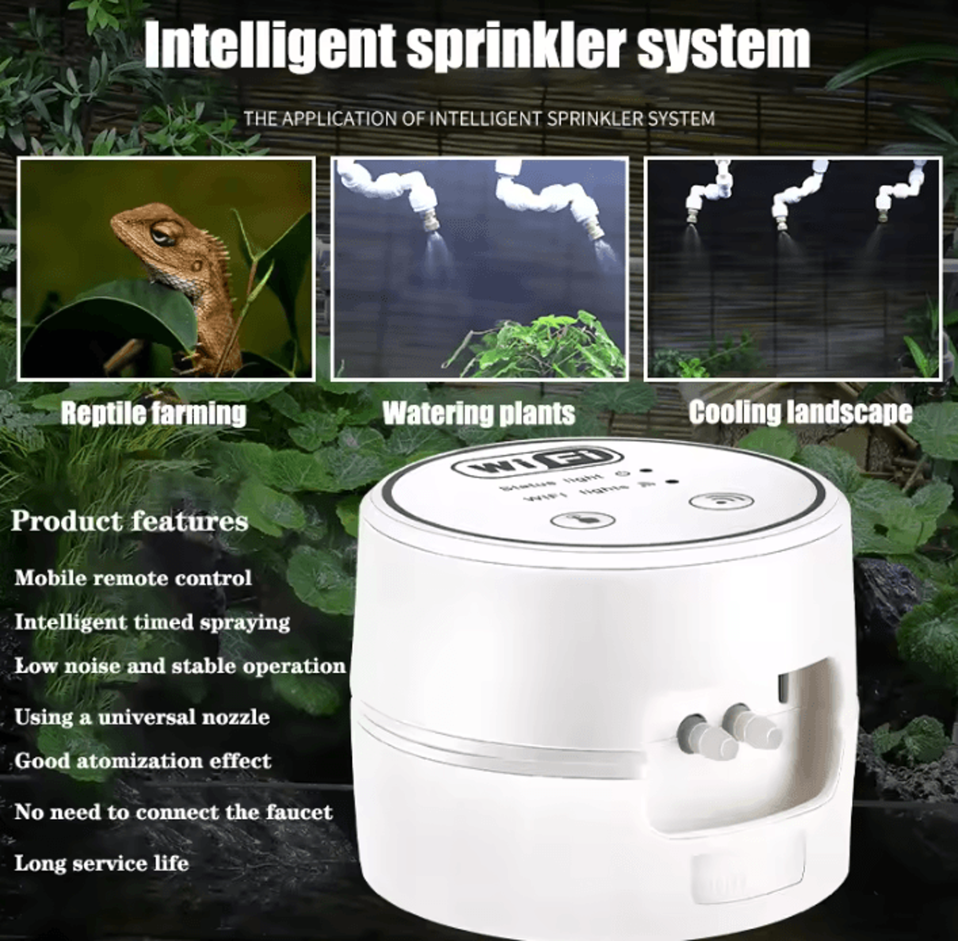 WiFi Smart Automatic Reptile Misting System With APP Timer Control 1