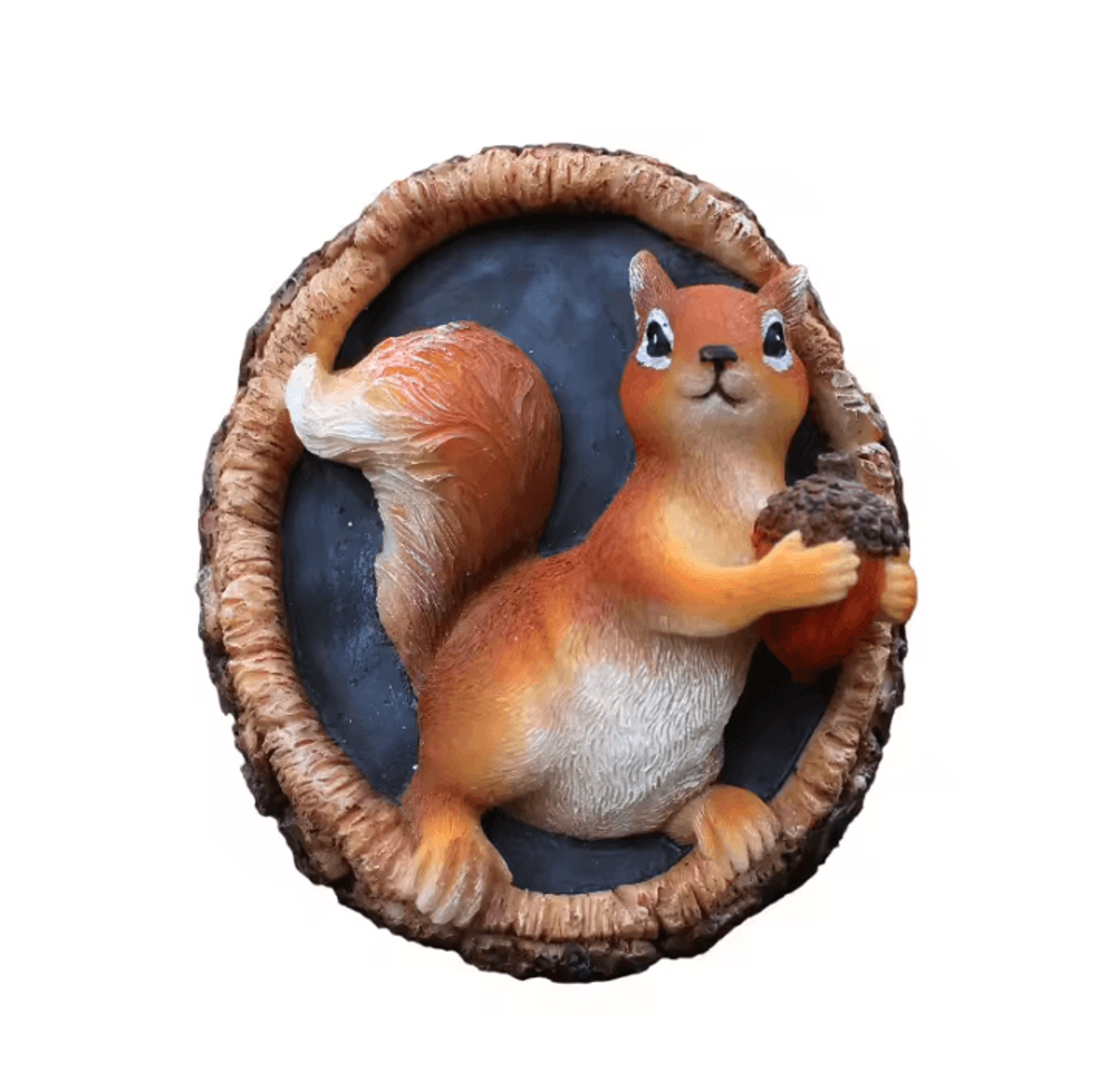 Resin Squirrel Tree Hugger Figurine  Squirrel Tree Decor For Garden Yard  Outdoor Decoration 4