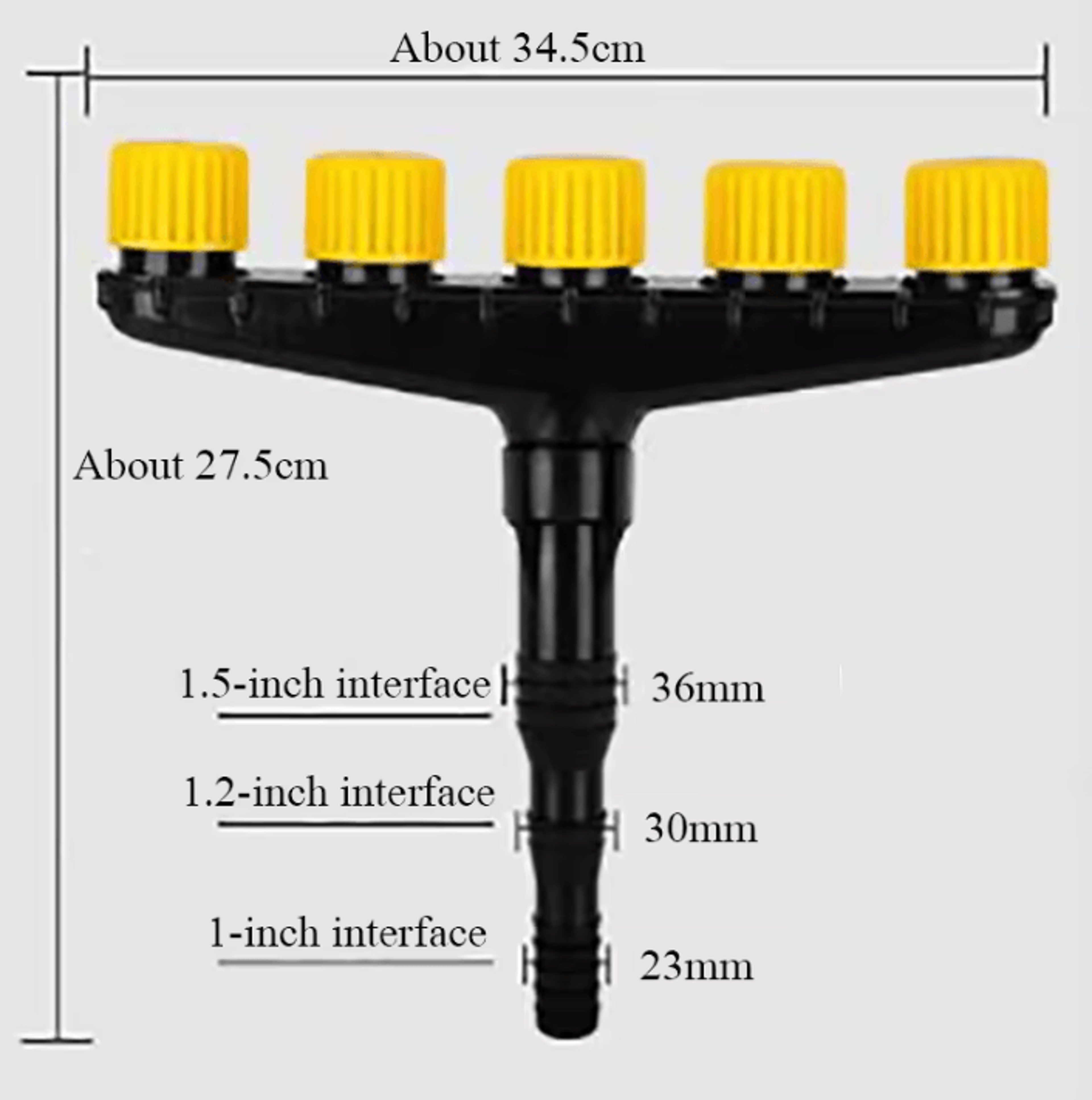 45 Head Adjustable Garden Atomizer Sprinkler Nozzle For Lawn And Vegetable Irrigation 3