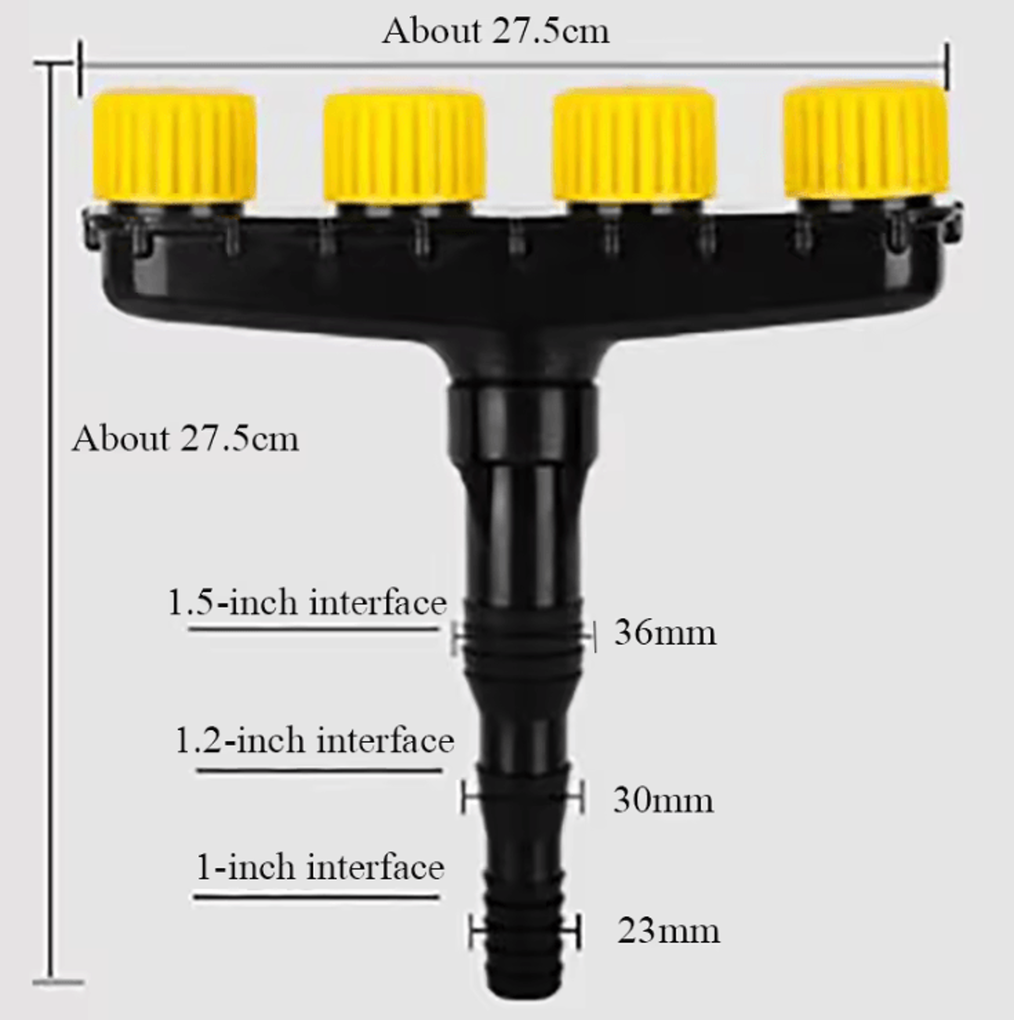 45 Head Adjustable Garden Atomizer Sprinkler Nozzle For Lawn And Vegetable Irrigation 4