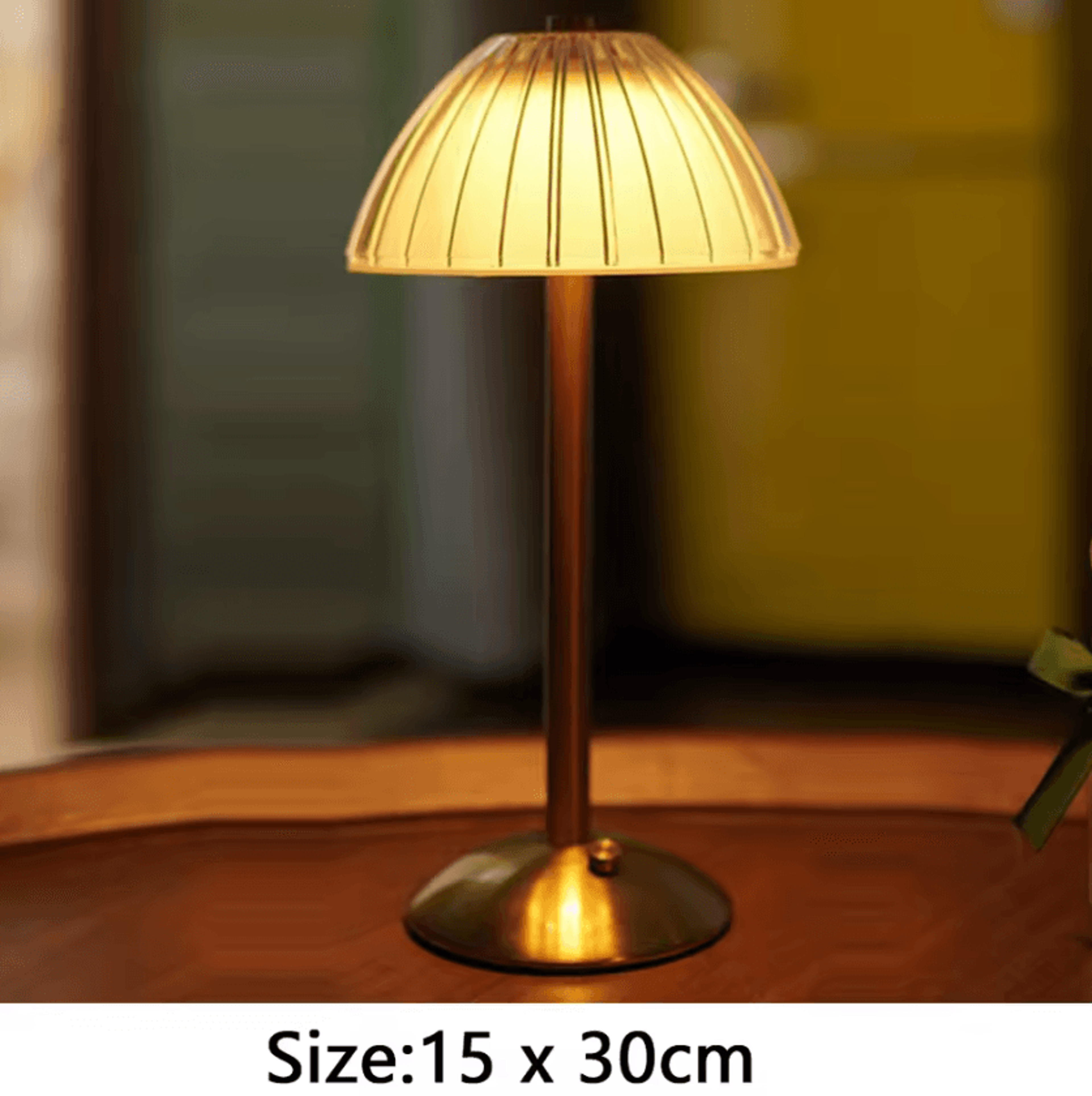Rechargeable Crystal LED Table Lamp With Diamond Pattern 4