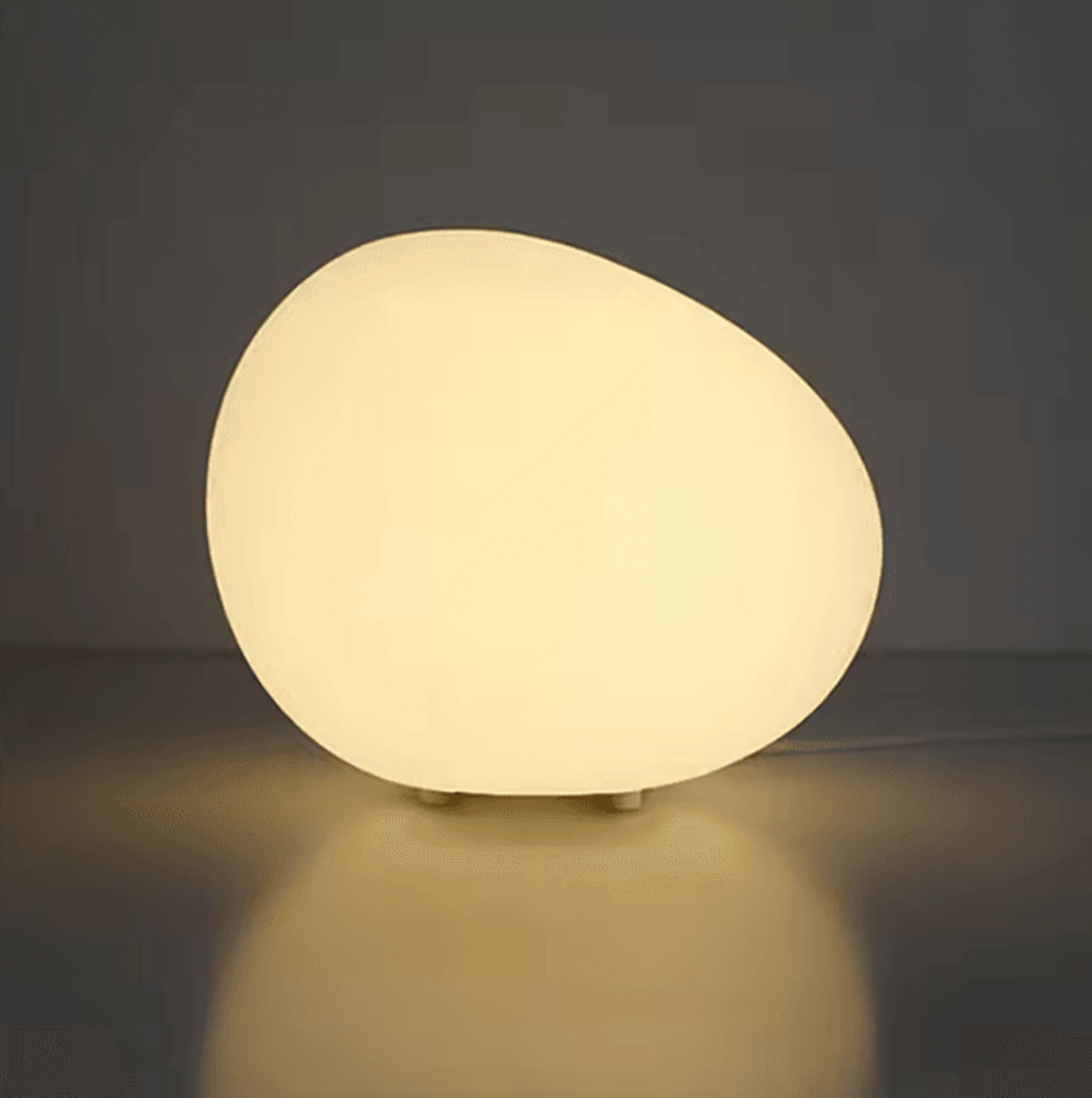 Cobblestone LED Table Lamp Modern Minimalist Night Light For Bedroom  Home Decor 0