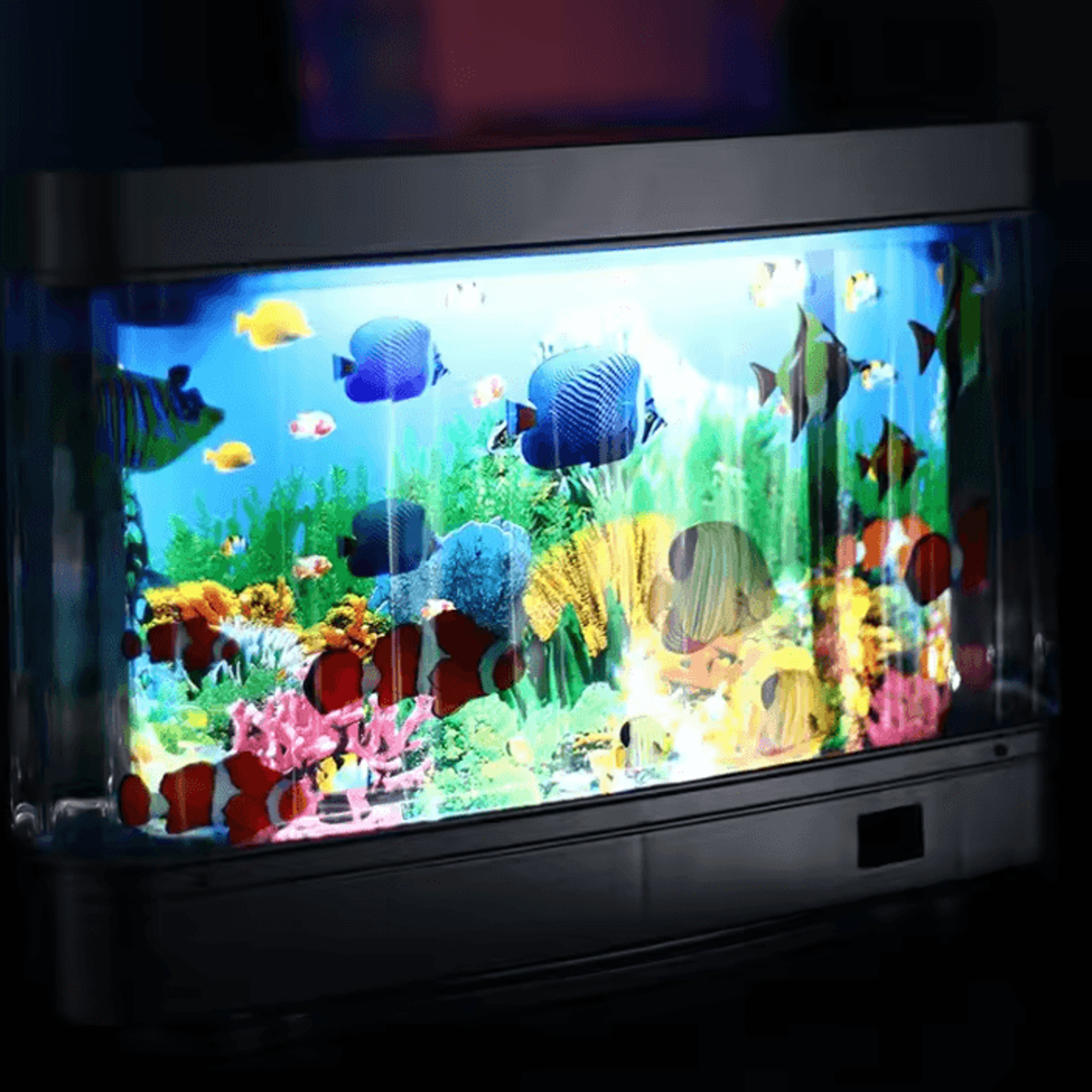 Virtual Tropical Fish Aquarium LED Night Light For Kids Bedroom  Home Decor 3
