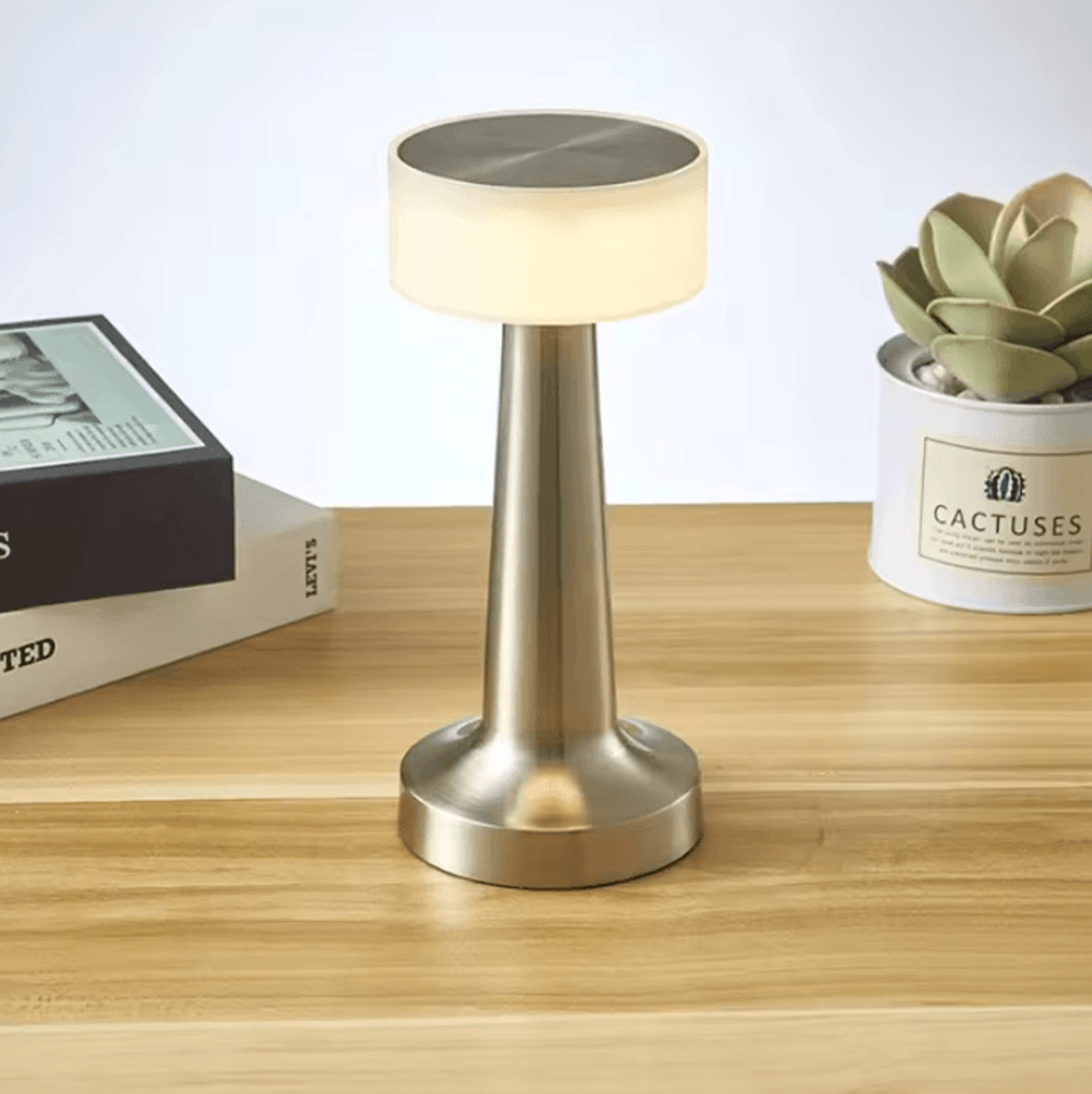 Rechargeable LED Bar Table Lamp With Touch Sensor For Bedroom Cafe  Restaurant 5