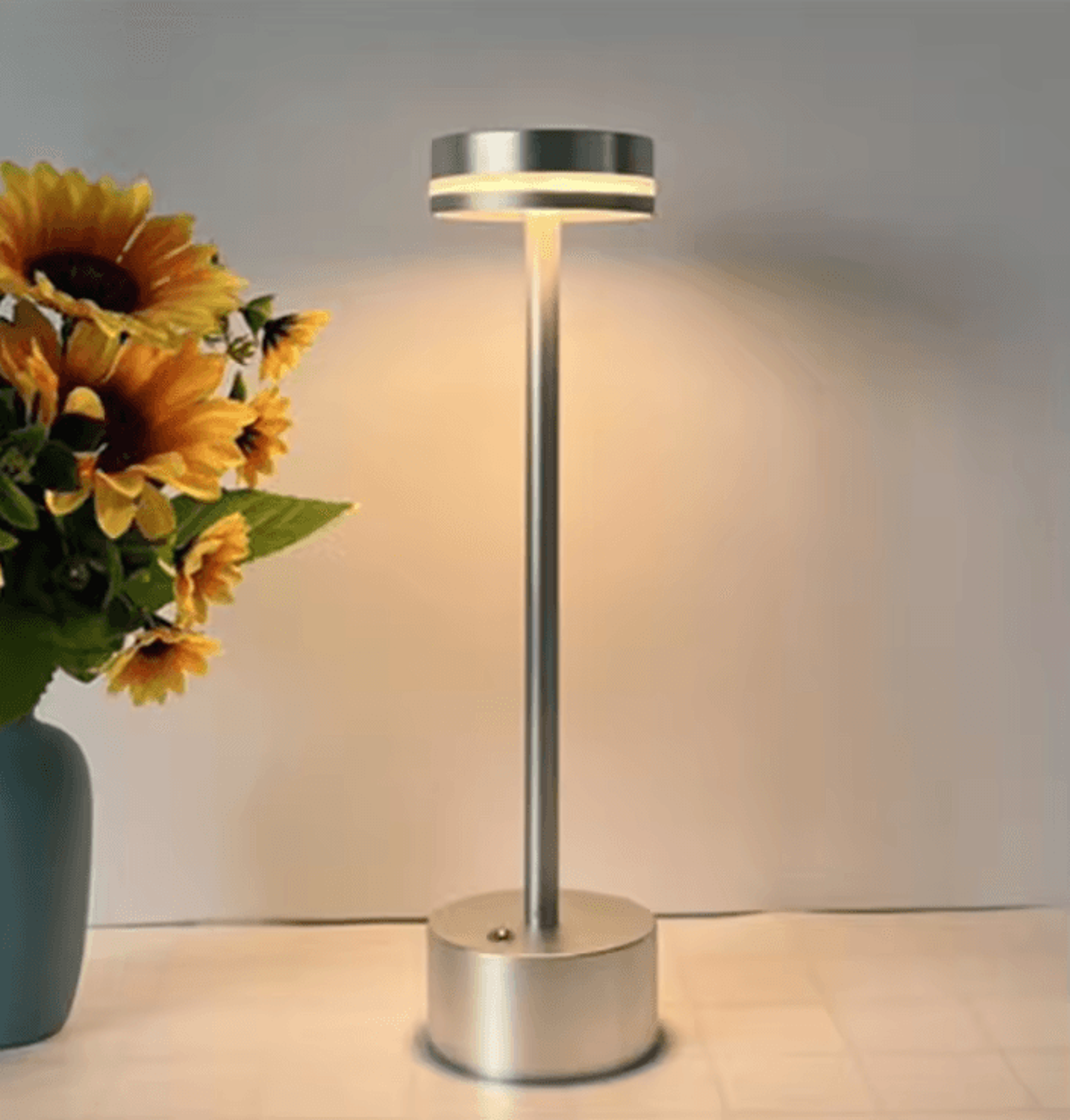 Rechargeable Wireless Touch Table Lamp LED Bedside Light For Bedroom  Home Decor 1