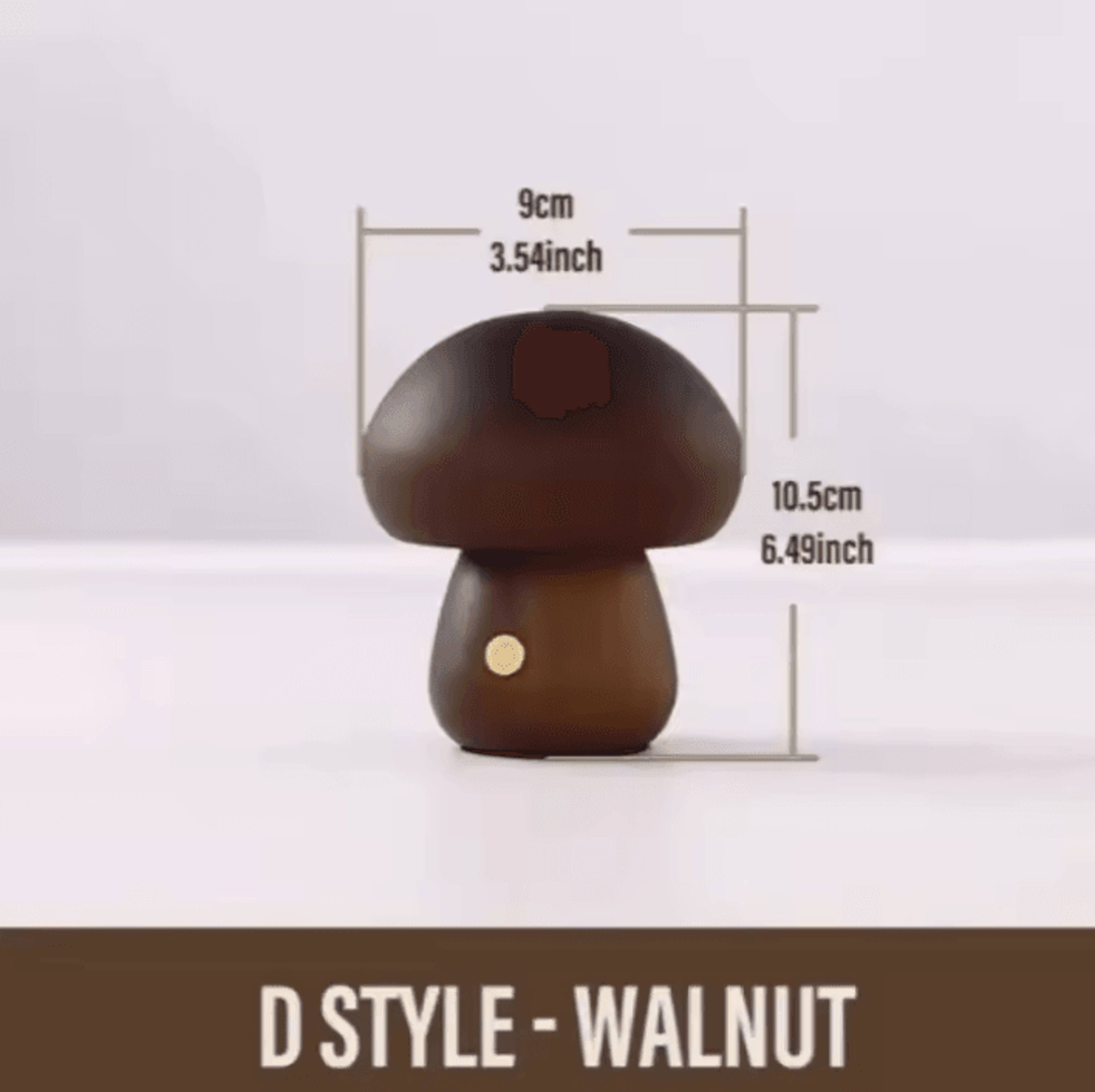 Rechargeable Mushroom Table Lamp With Touch Control  Dimmable LED Night Light 7