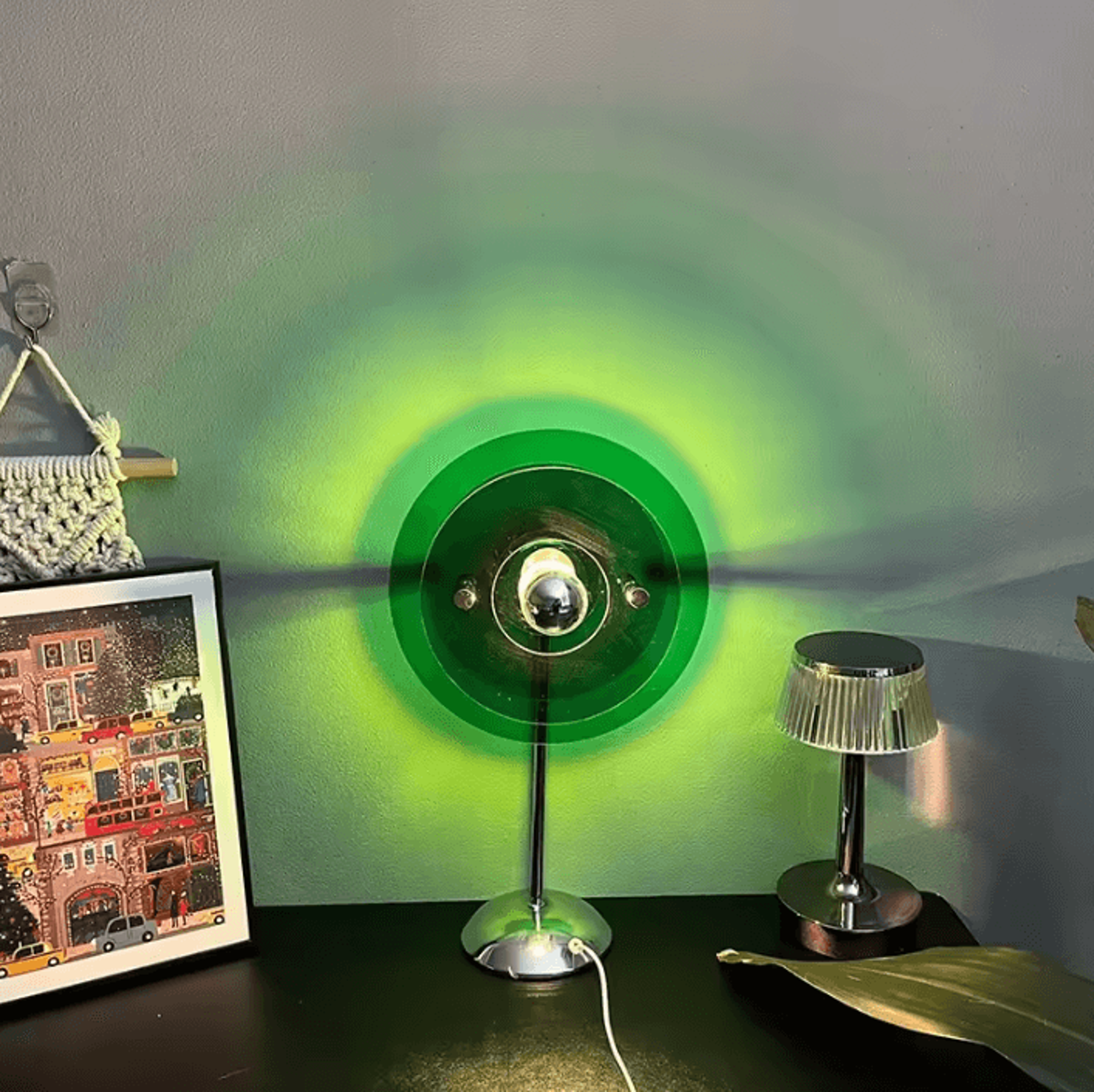 Sunset Projection Table Lamp USB LED Rainbow Mood Light For Home Decor 2